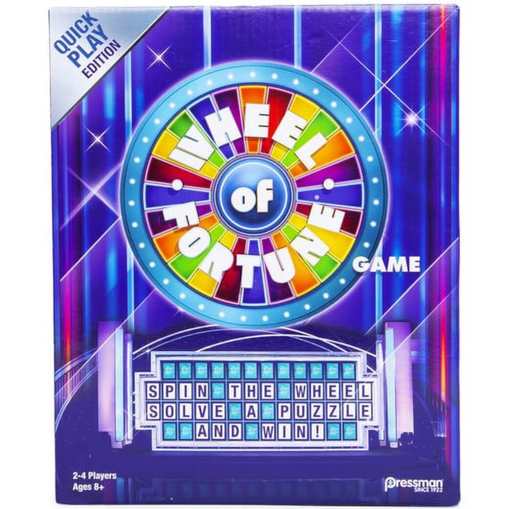 wheel of fortune game: quick play edition Pressman Toys