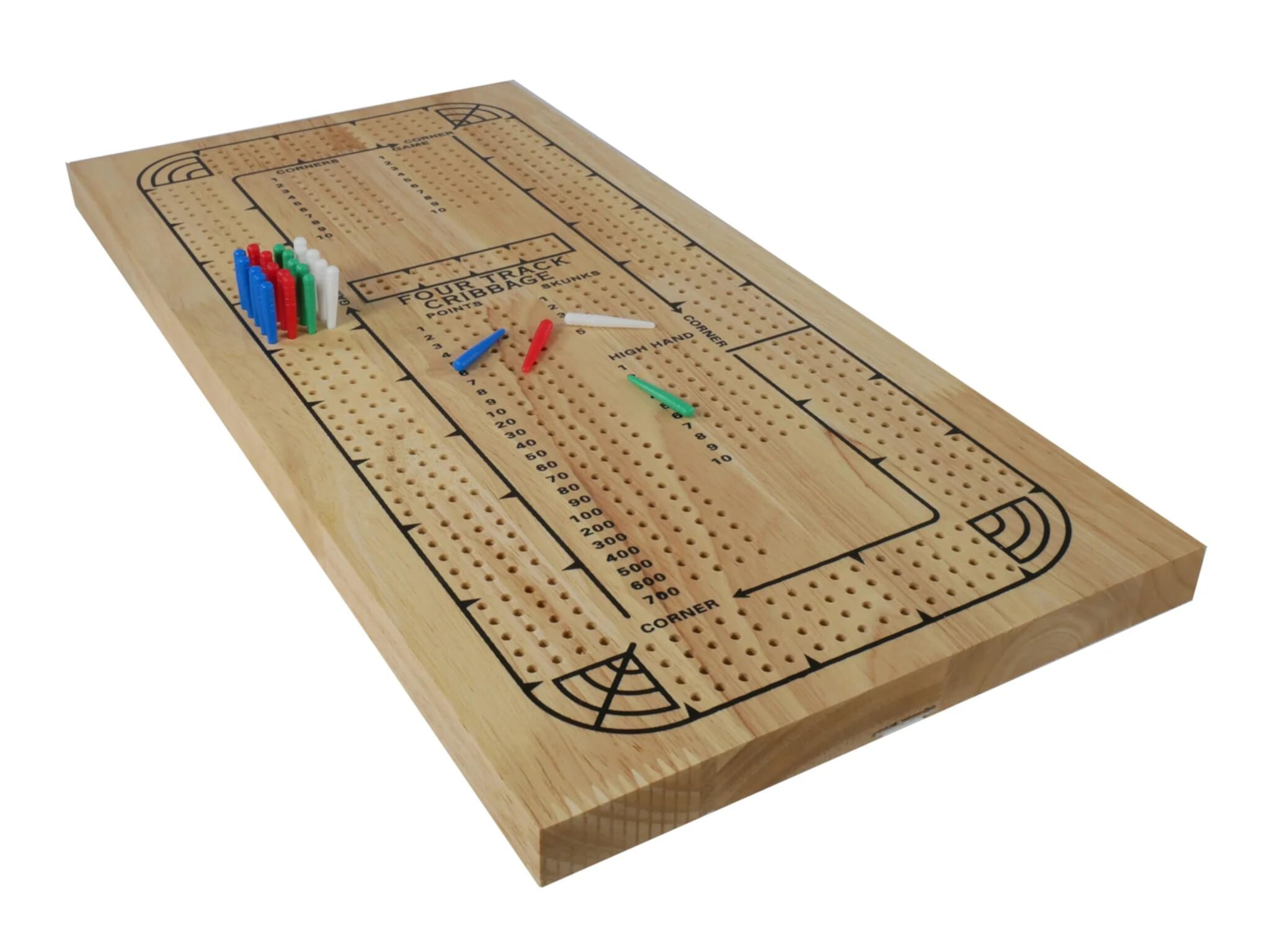 Four Track Cribbage Board Card Game ACD