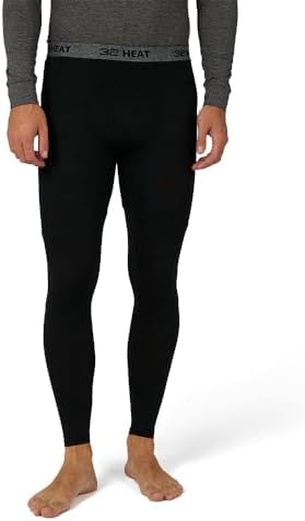 32 Degrees Men's Lightweight Baselayer Legging | 4-Way Stretch | Thermal| Form Fitting 32º DEGREES