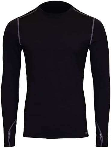 Мужская Базовая майка Hot Chillys Micro-Elite Chamois Crewneck Midweight Body Fit Hot Chillys