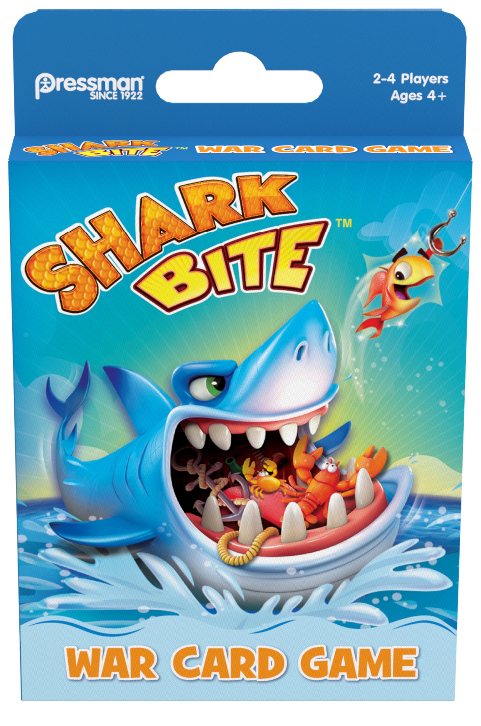 Pressman Shark Bite War Card Game - Ages 4 and Up, 2-4 Players Pressman Toys