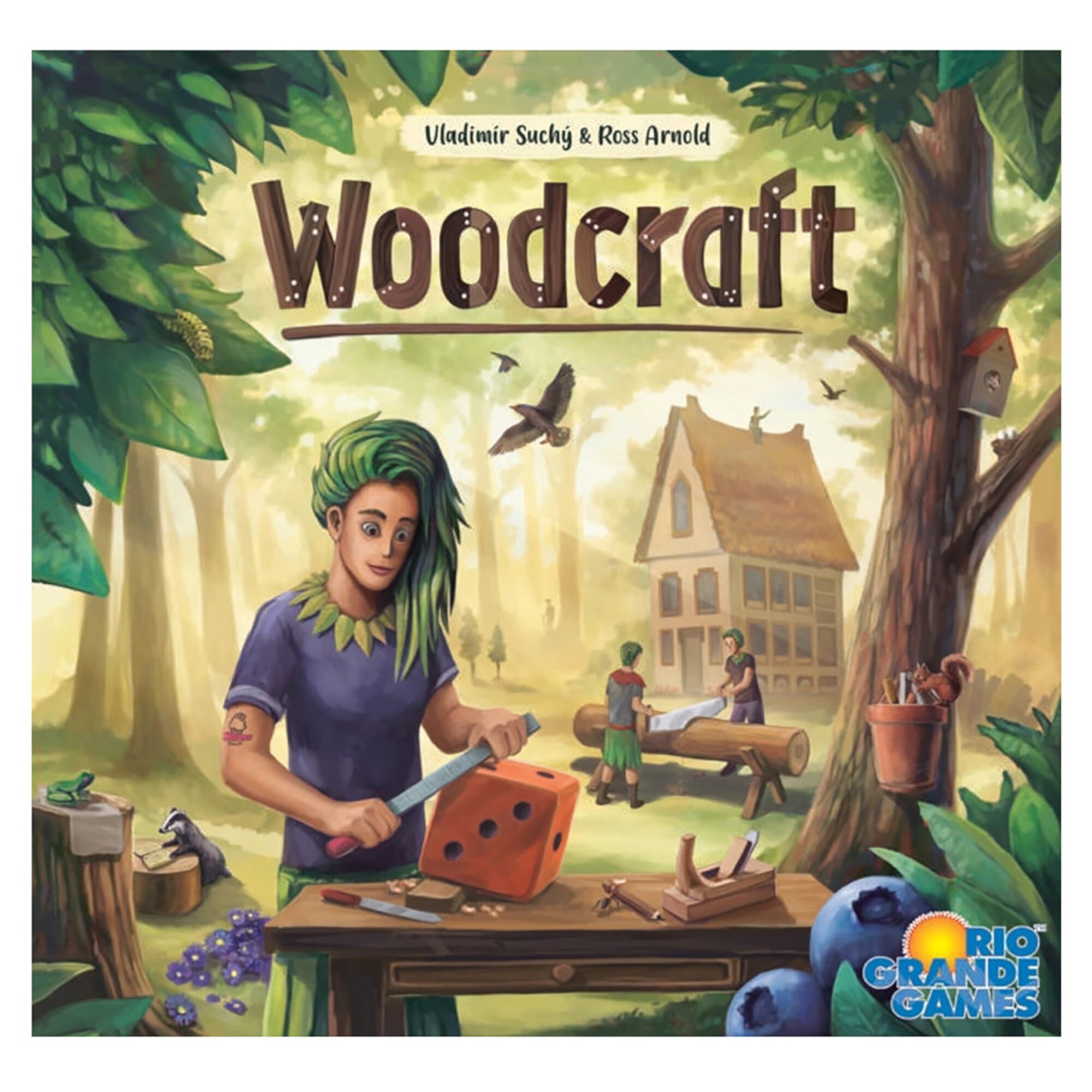 Woodcraft - Workshop Management Game, Economic Board Game, Builder Board Game, Rio Grande Games, For Ages 14 And Up, 1-4 Players, 45-90 Minute Playing Time Rio Grande Games