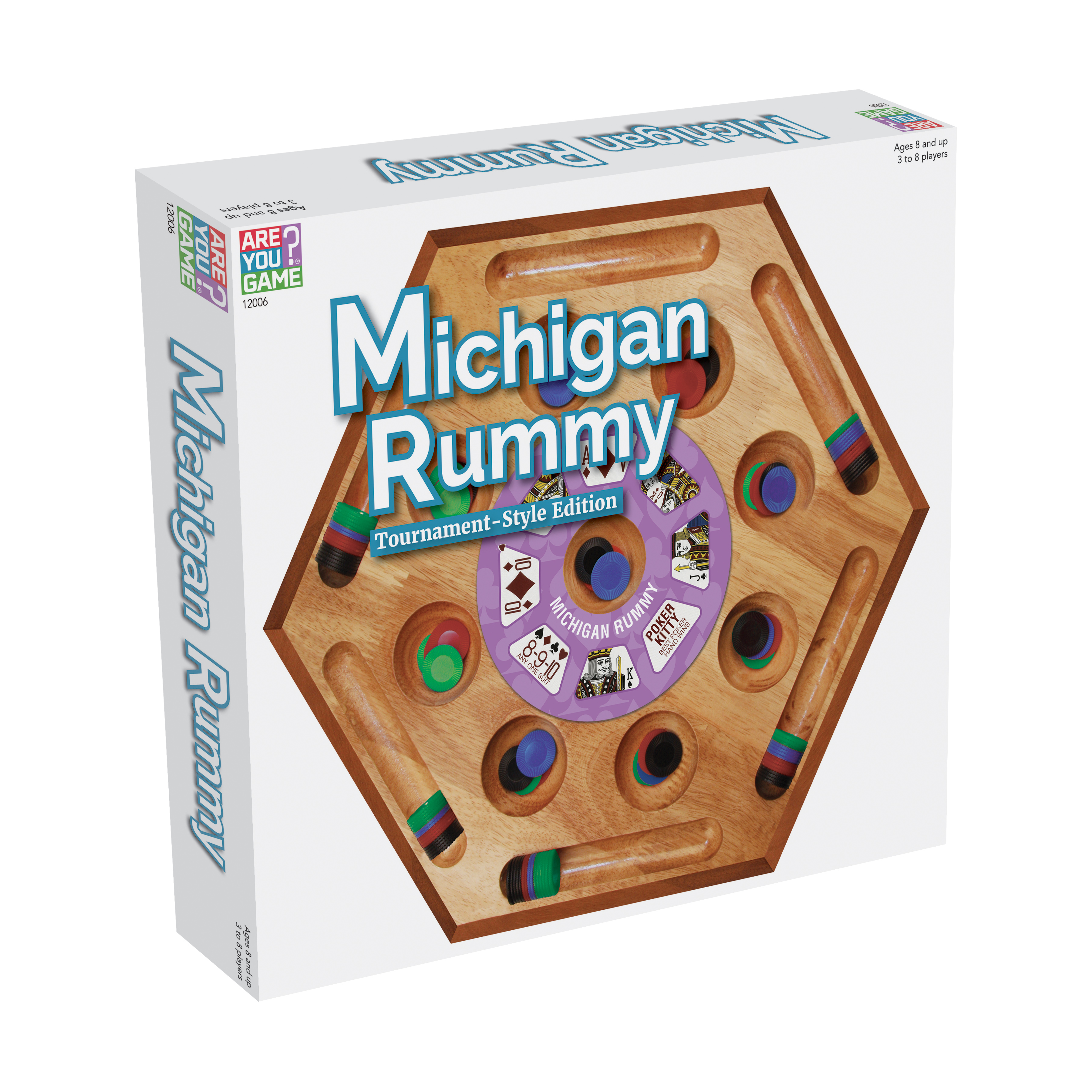 Michigan Rummy Tournament-Style Edition Board Game, by AreYouGame.com AreYouGame.com