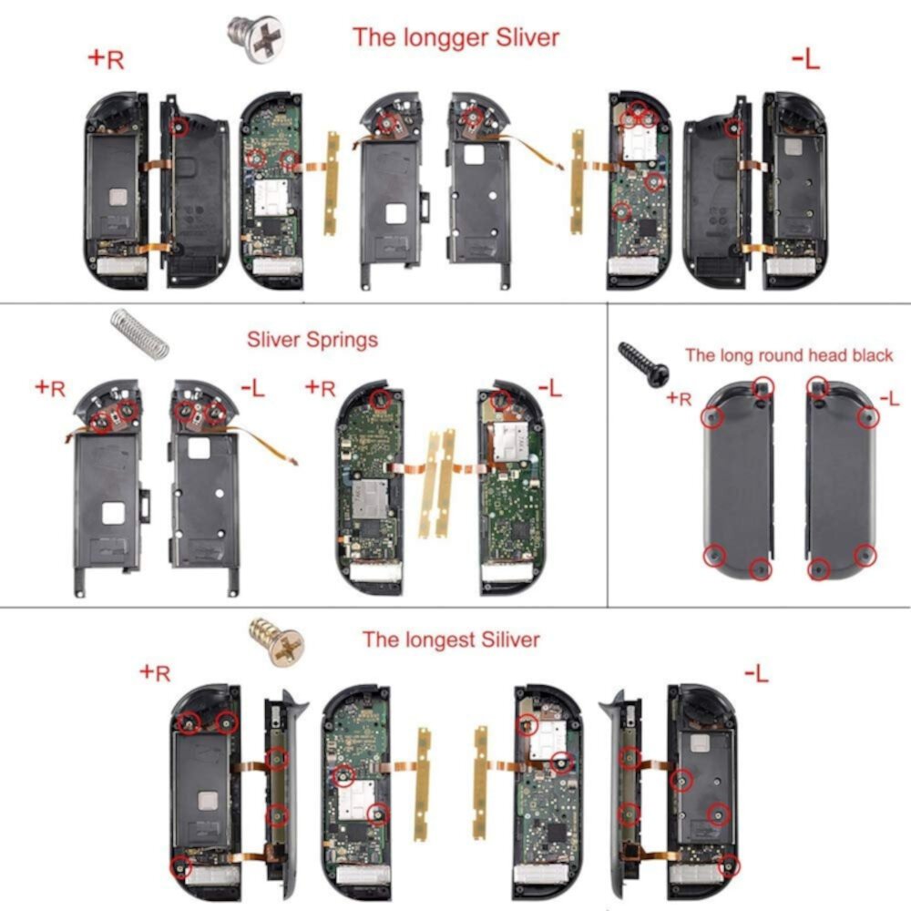 eXtremeRate Chameleon Replacement Backplate Handheld Housing w/Full Set Buttons for Nintendo Switch EXtremeRate