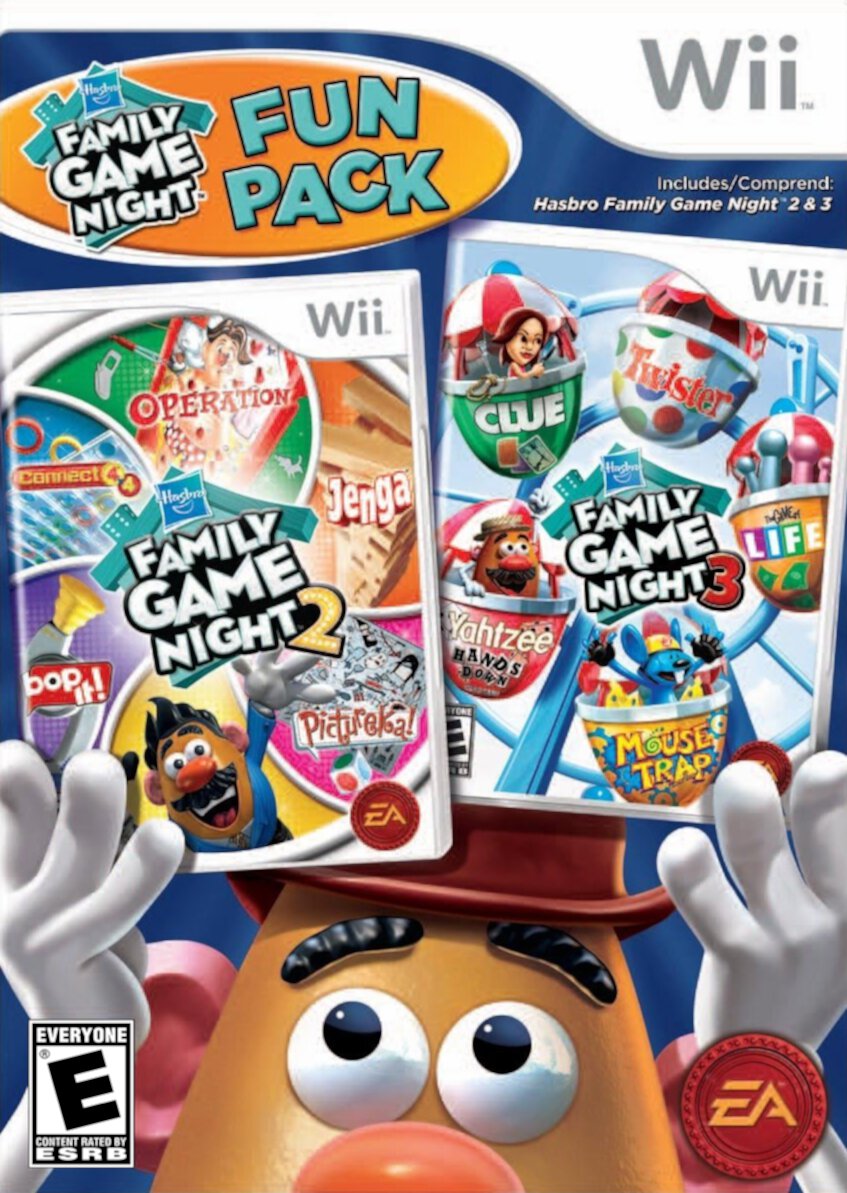 Hasbro Family Game Night: Fun Pack 2 & 3 - Nintendo Wii Electronic Arts