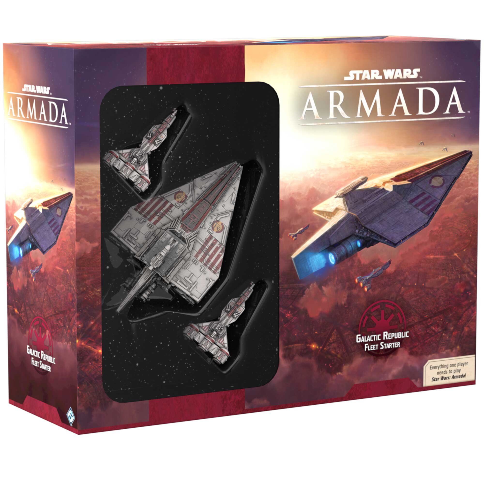 Atomic Mass Games FFG Star Wars Armada: Galactic Republic Fleet Starter, SWM34 Fantasy Flight Games