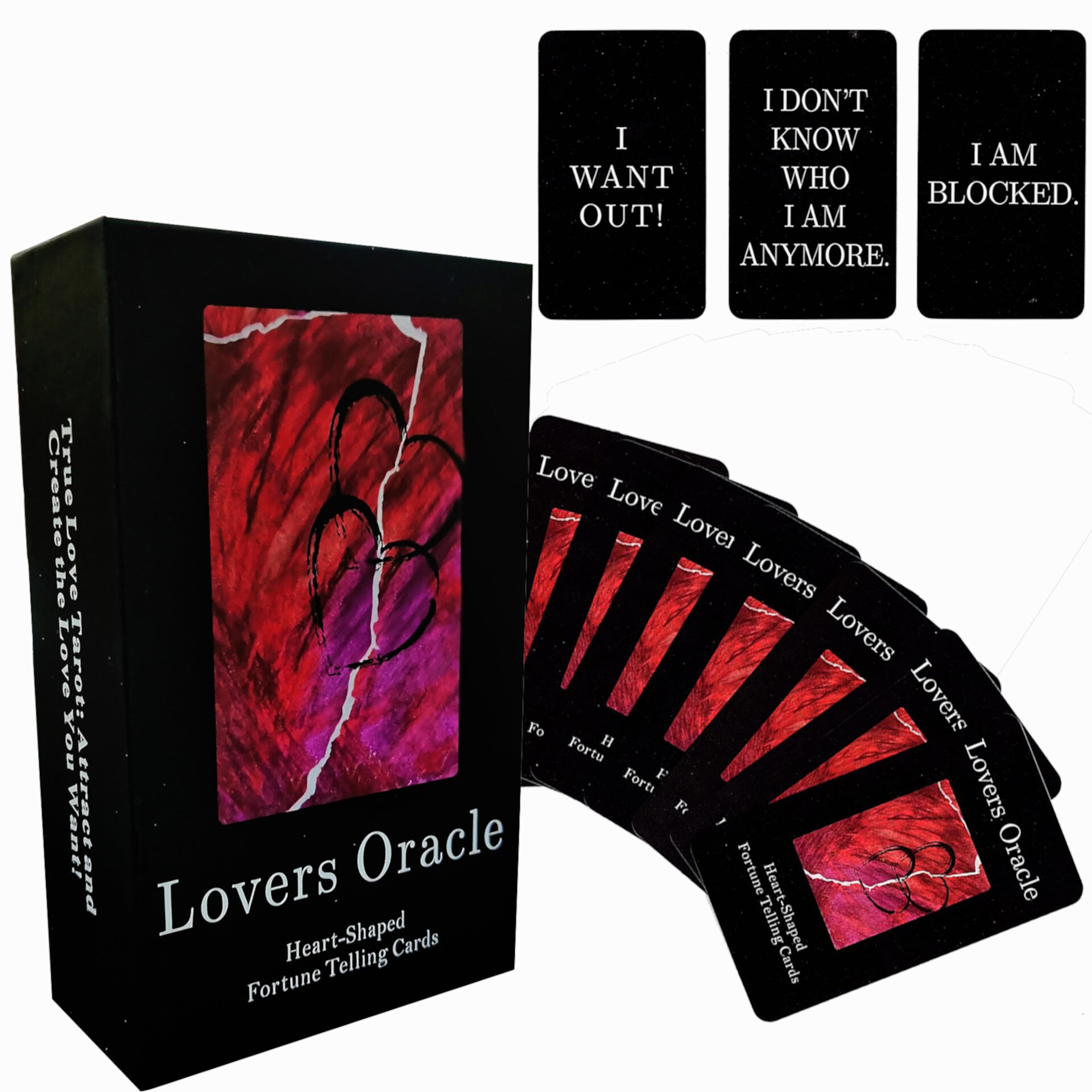 Tarot Cards for Beginners,80-Love Tarot Cards Twin Flame Oracle Deck,Love Oracle Cards Deck Make Love Autrucker