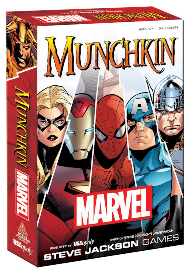 Munchkin® Marvel Edition for 3-6 Players, Ages 10 and Up USAopoly