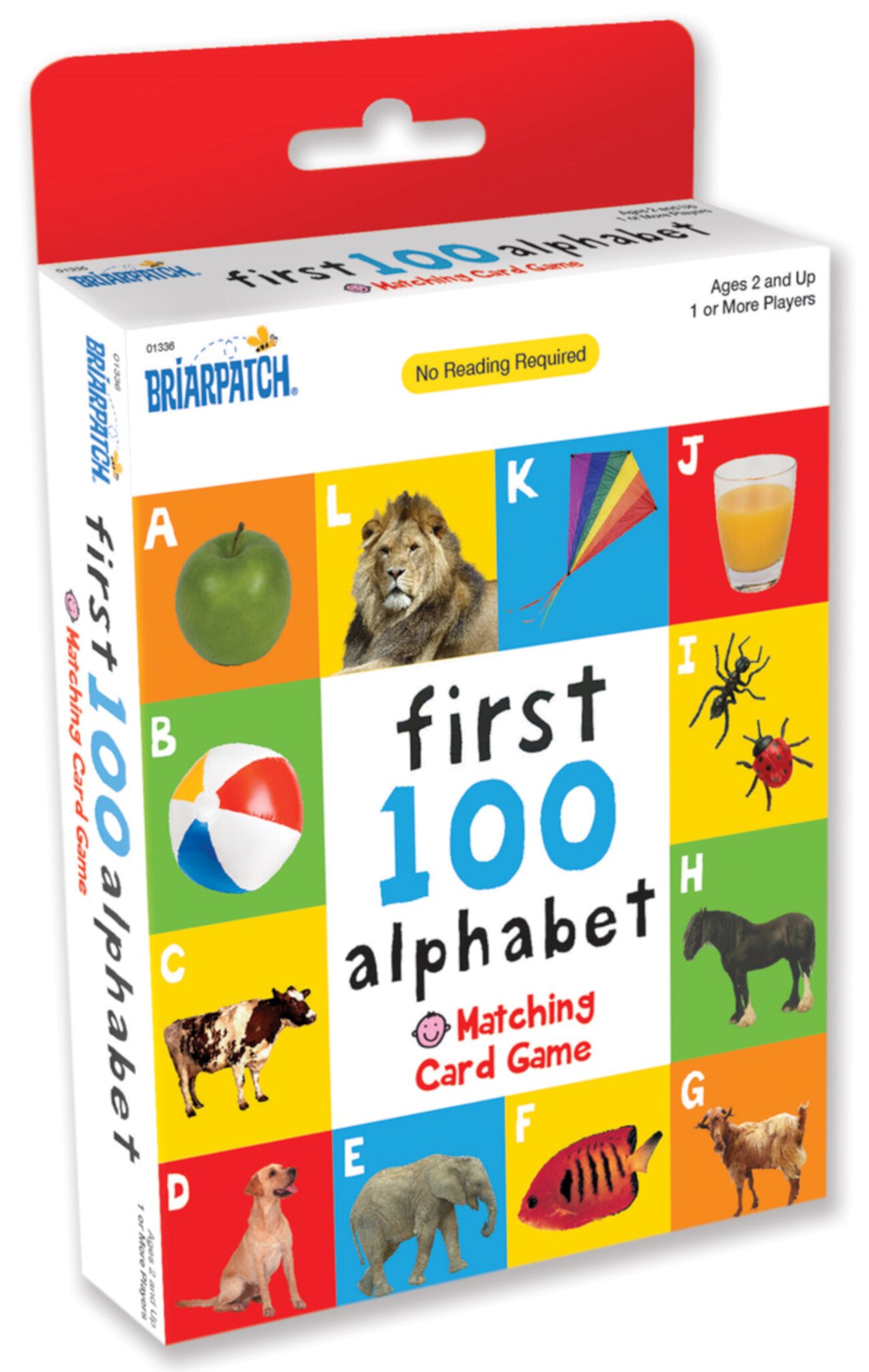 First 100 Alphabet Matching Card Game University Games