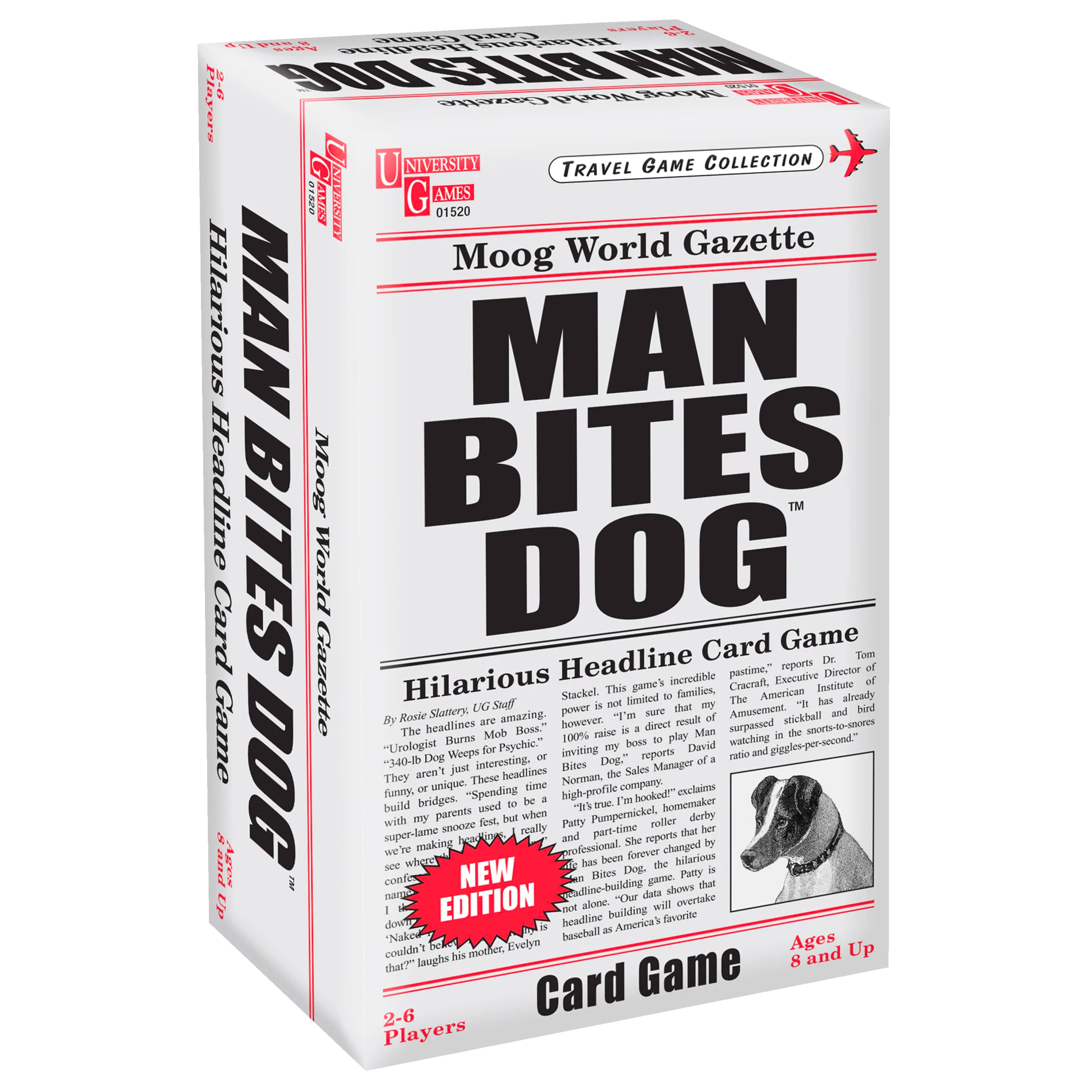 Man Bites Dog Game from University Games, 2 or More Players Ages 12 and Up University Games