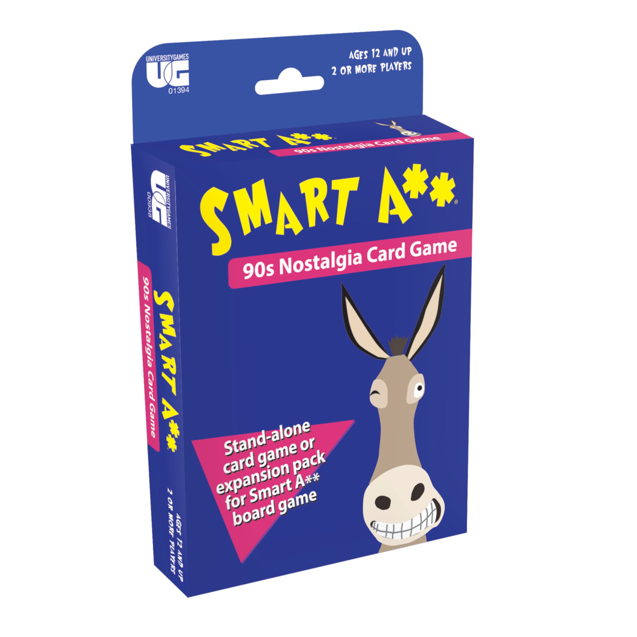 Smart A** '90s Card Game from University Games, Ages 12 and Up, 2 or More Players University Games