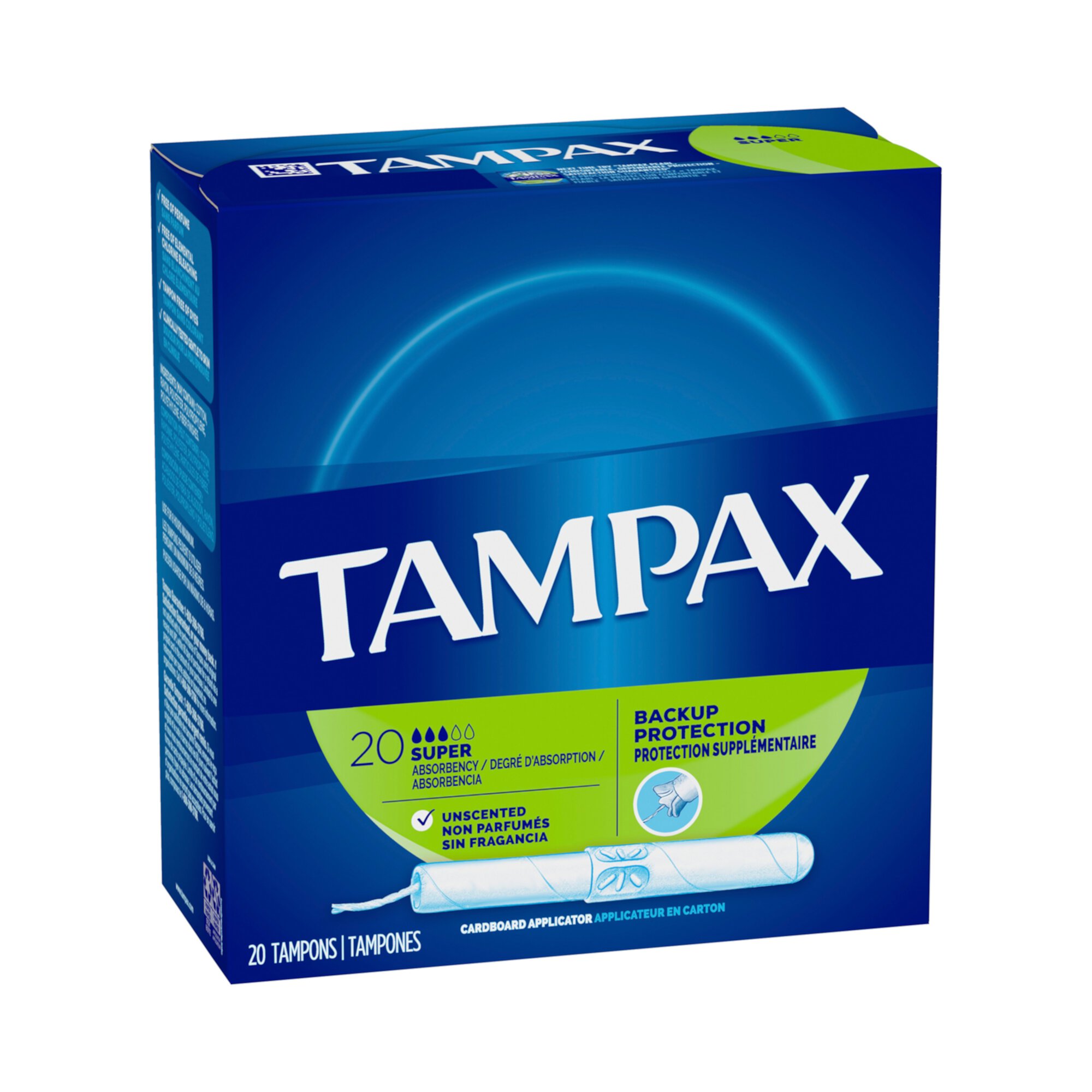 Tampax Pearl Smooth Tampon 00073010380127 24 per Case Tampax