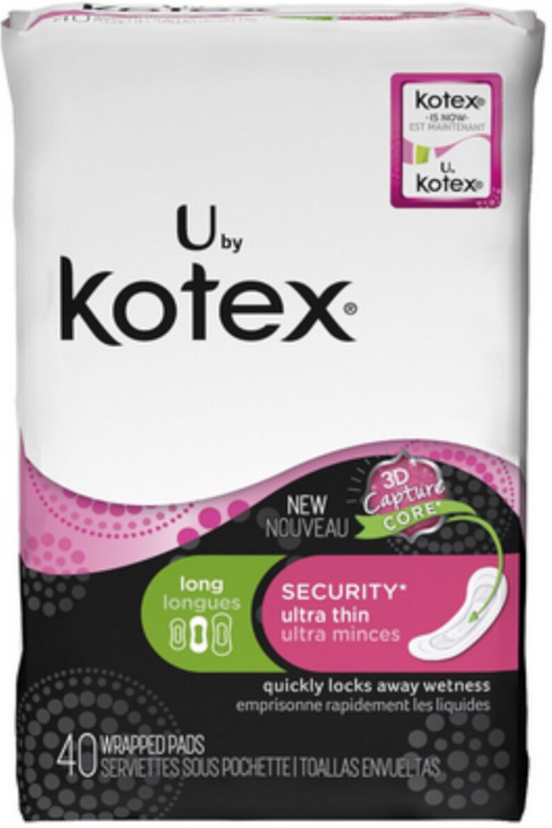 6 Pack - Ultra Thin Pads Long Unscented 40 Each Kotex