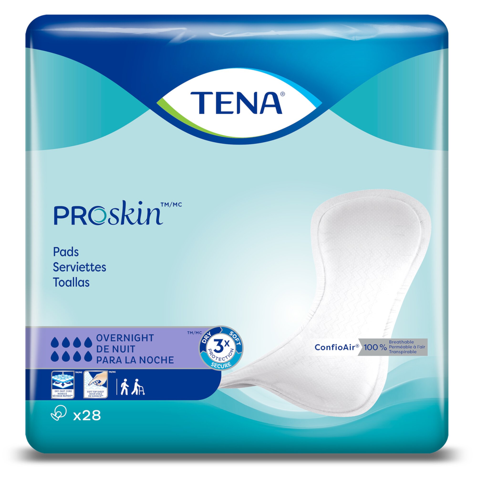 Tena Serenity Ultimate Overnight Pads 30 Ct Tena