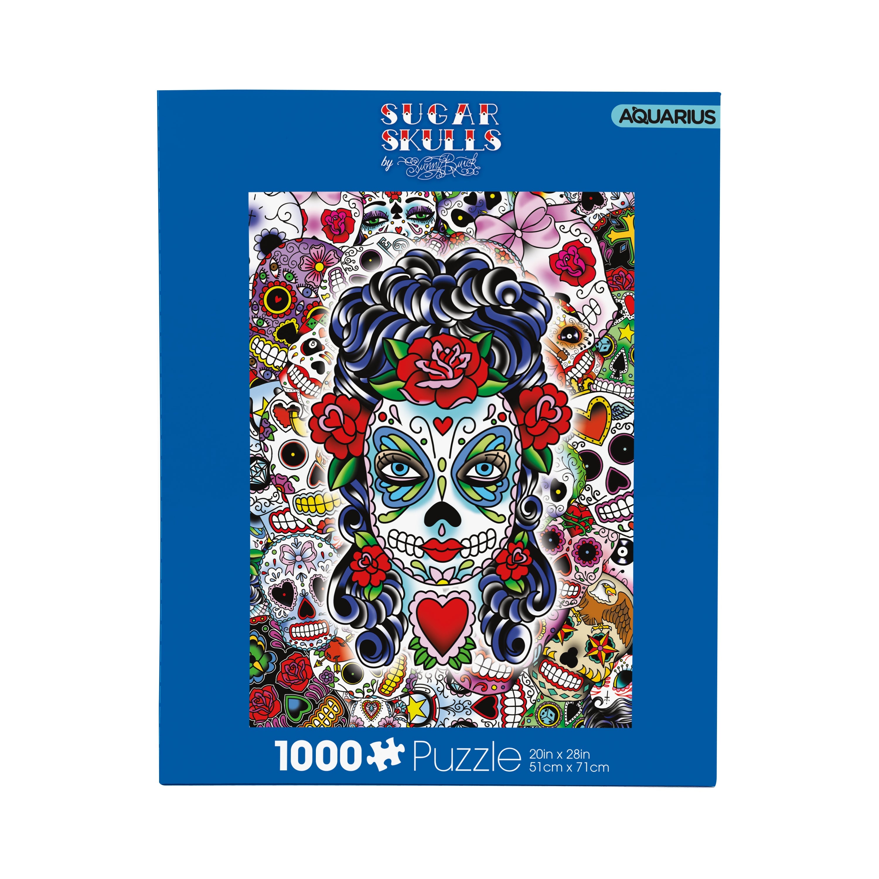 Sugar Skulls 1000 Piece Jigsaw Puzzle Aquarius