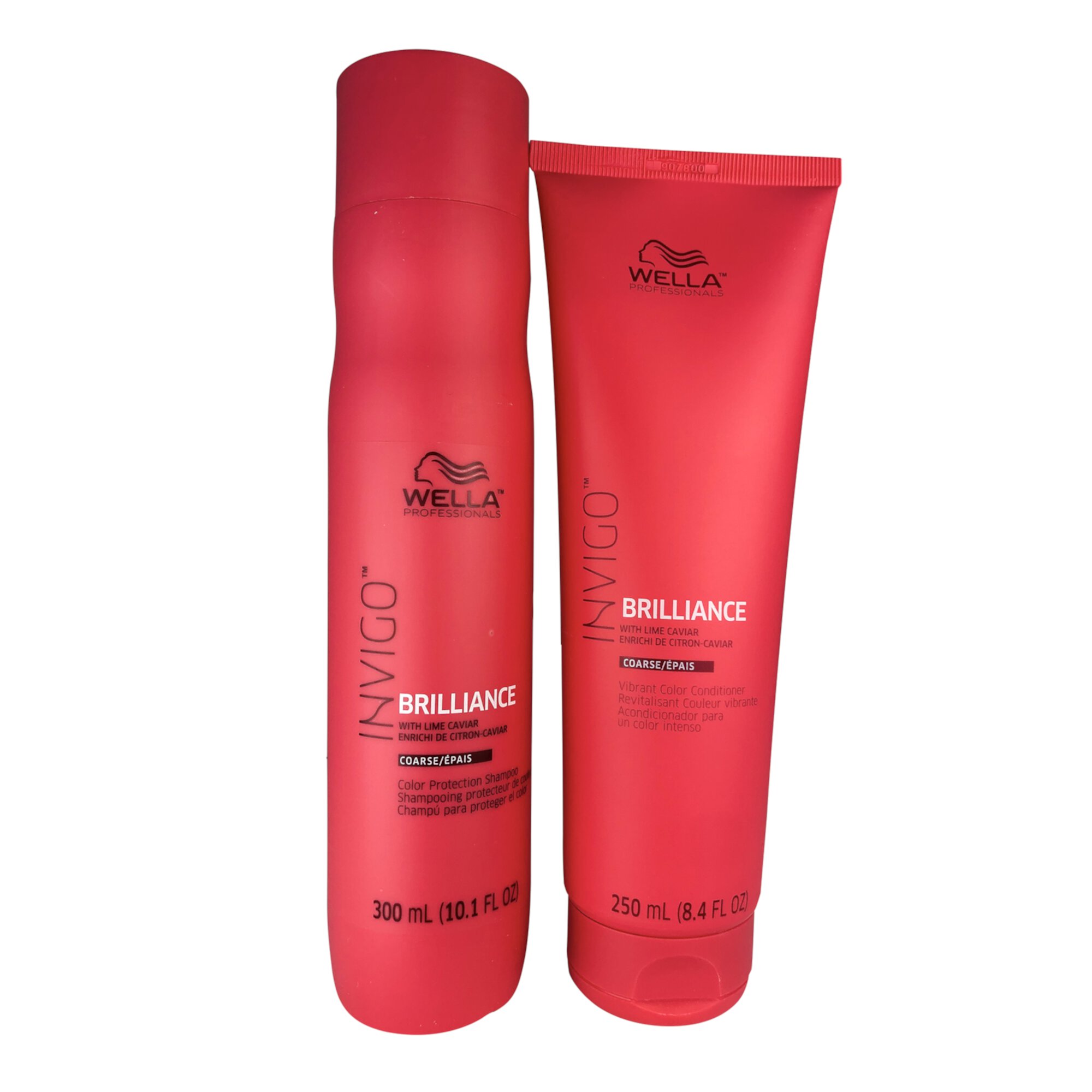 Wella Invigo Brilliance Shampoo 10.1 oz & Conditioner 8.4 oz Coarse Hair Wella