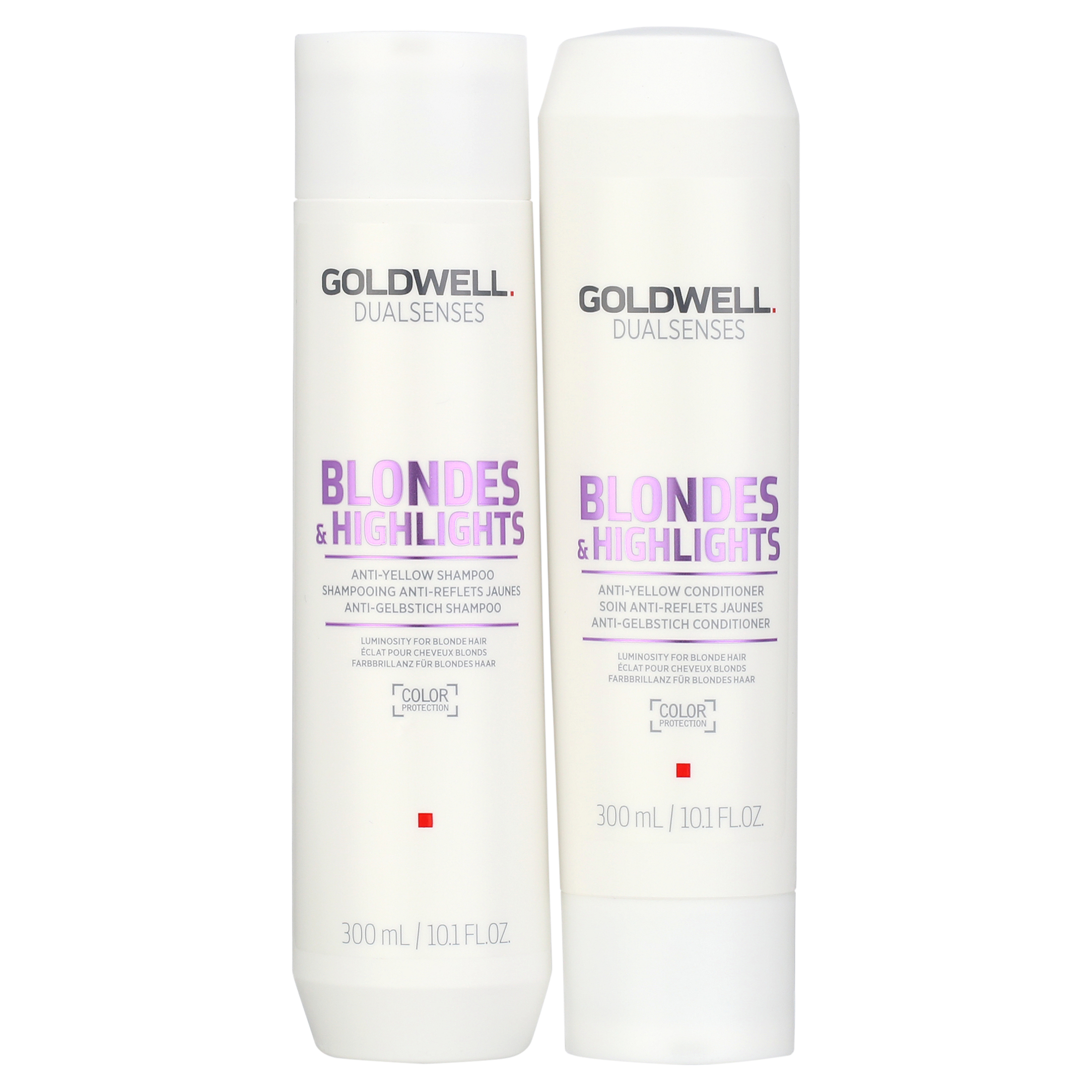 Goldwell Dualsenses Blondes & Highlights Anti-Yellow Shampoo & Conditioner 10.1oz Each set Goldwell