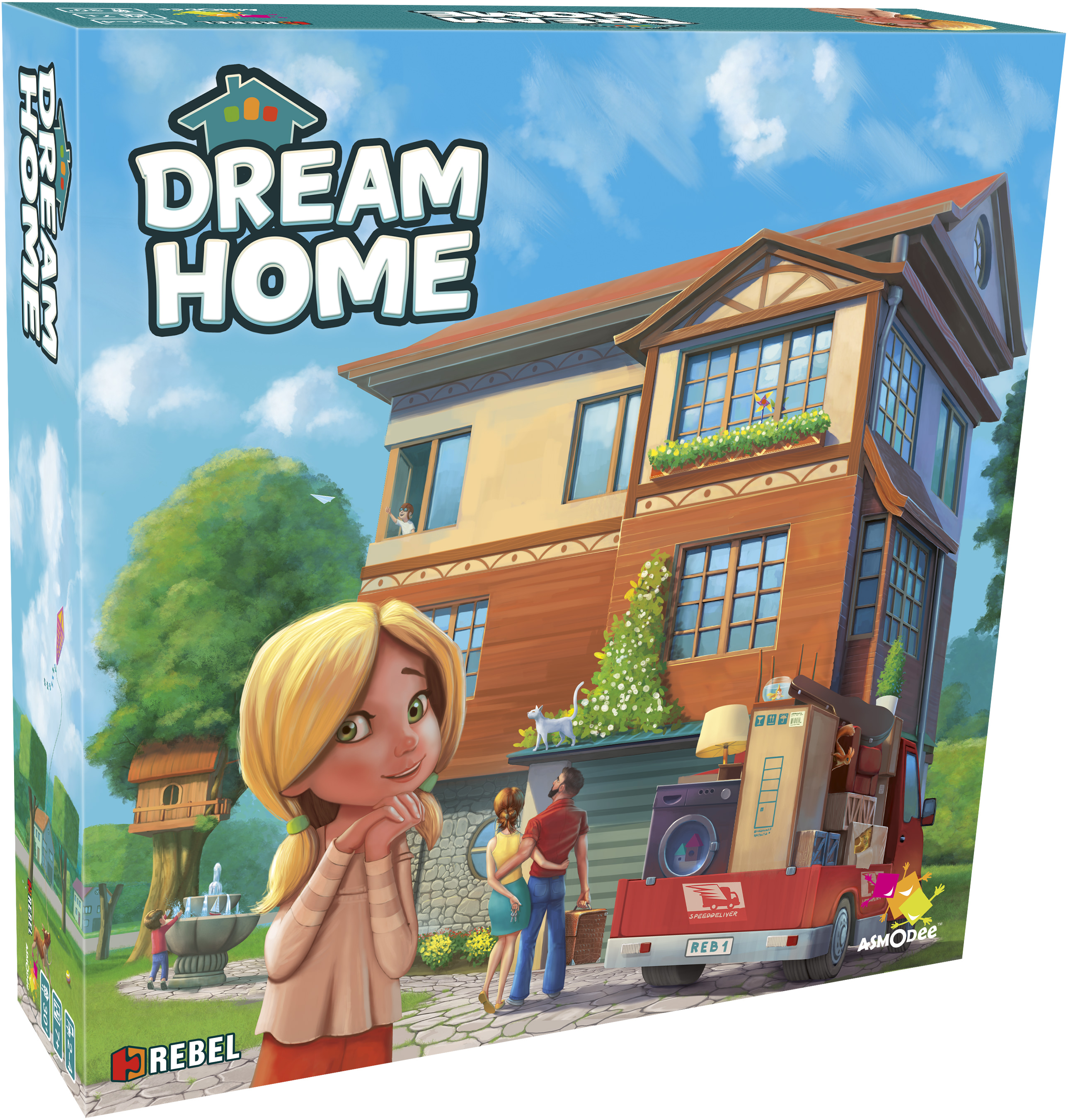 Dream Home Strategy Board Game for ages 7 and up, from Asmodee Asmodee