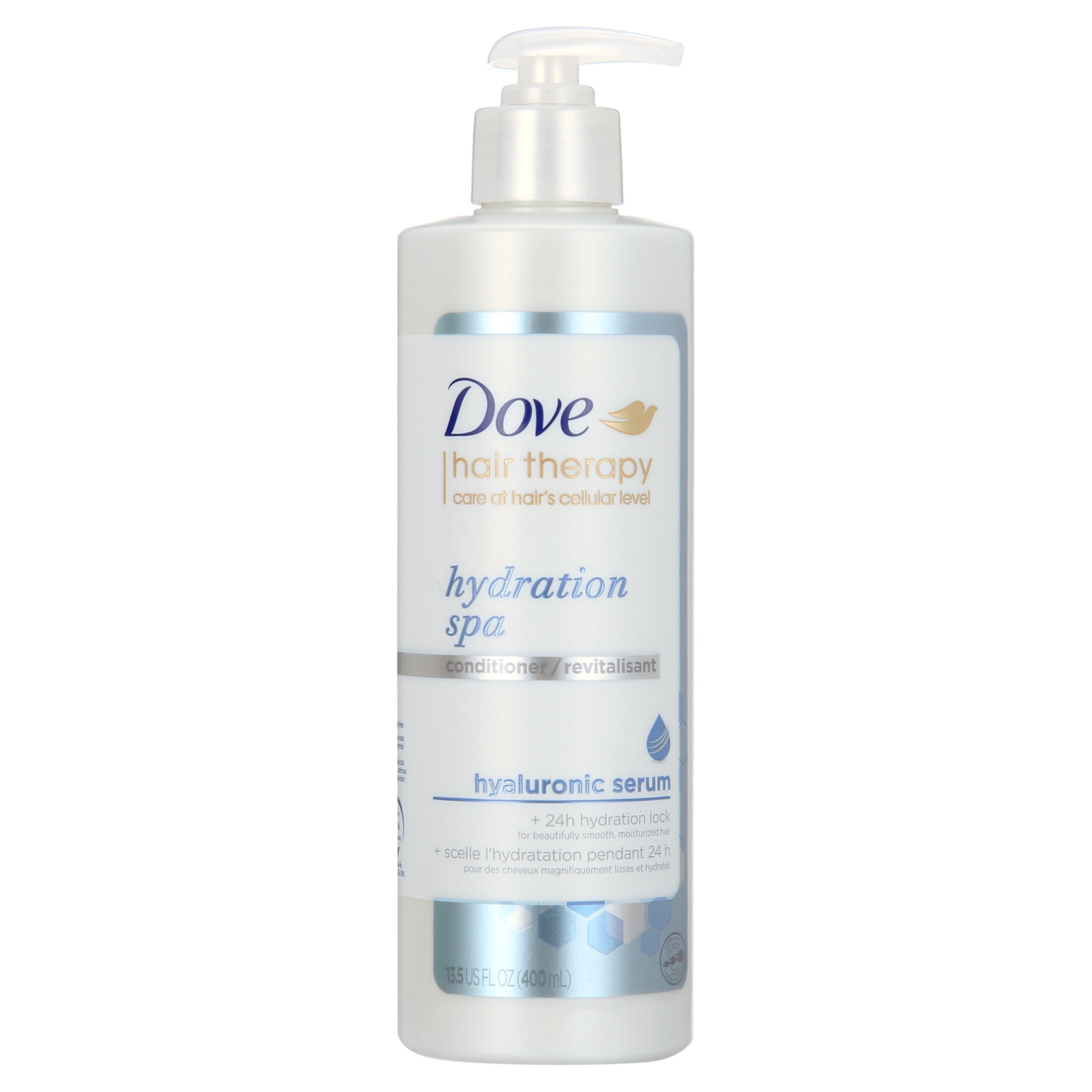 Dove Hydrating Conditioner, Hair Therapy with Hyaluronic Serum for Dry Hair, 13.5 fl oz Dove