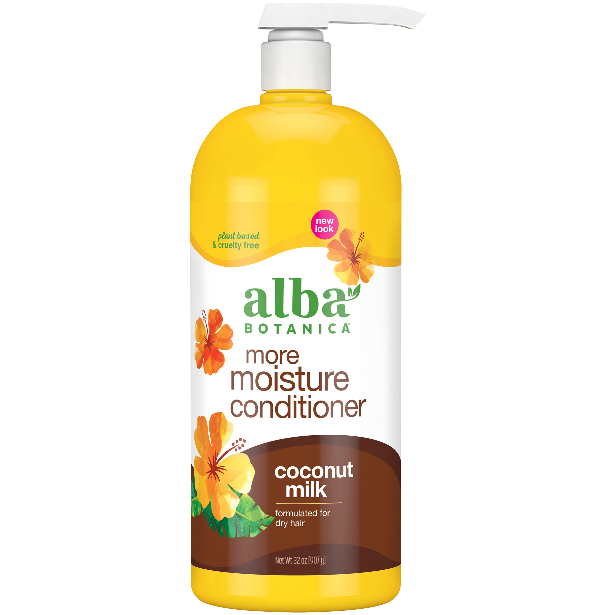 Alba Botanica More Moisture Conditioner, Coconut Milk, 32 oz. Alba Botanica