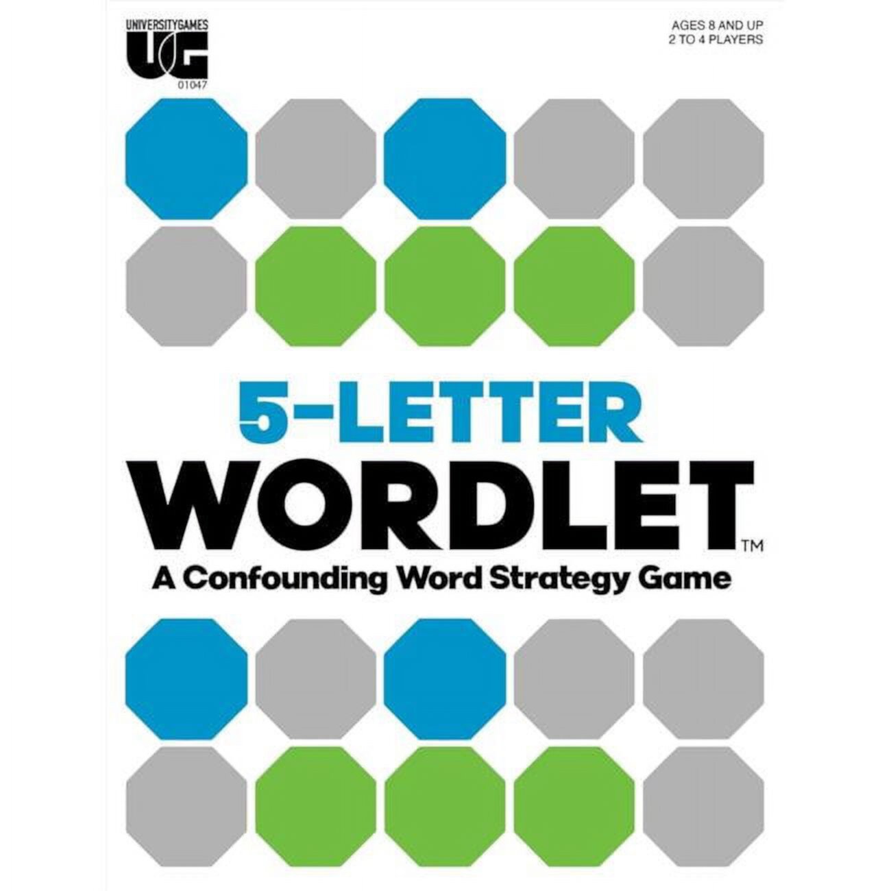 University Games 5-Letter Wordlet - A Confounding Word Strategy Game University Games