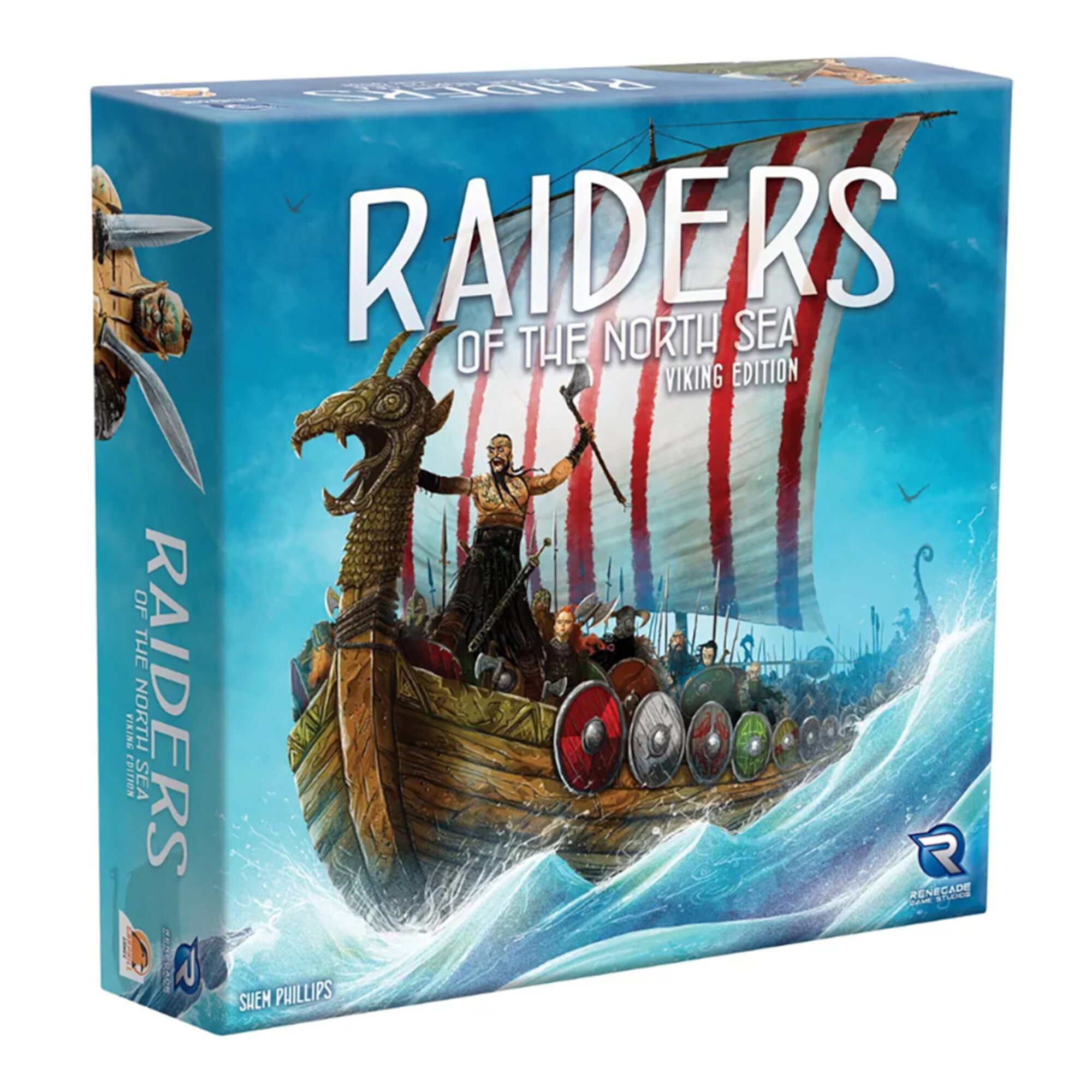 Raiders Of The North Sea: Viking Edition - Strategy & War Board Game, Rnegade Games, Garphill Games, Raid Unsuspecting Settlements During The Viking Age, Ages 12+, 2-4 Players, 60-80 Min Playing Time Renegade Game