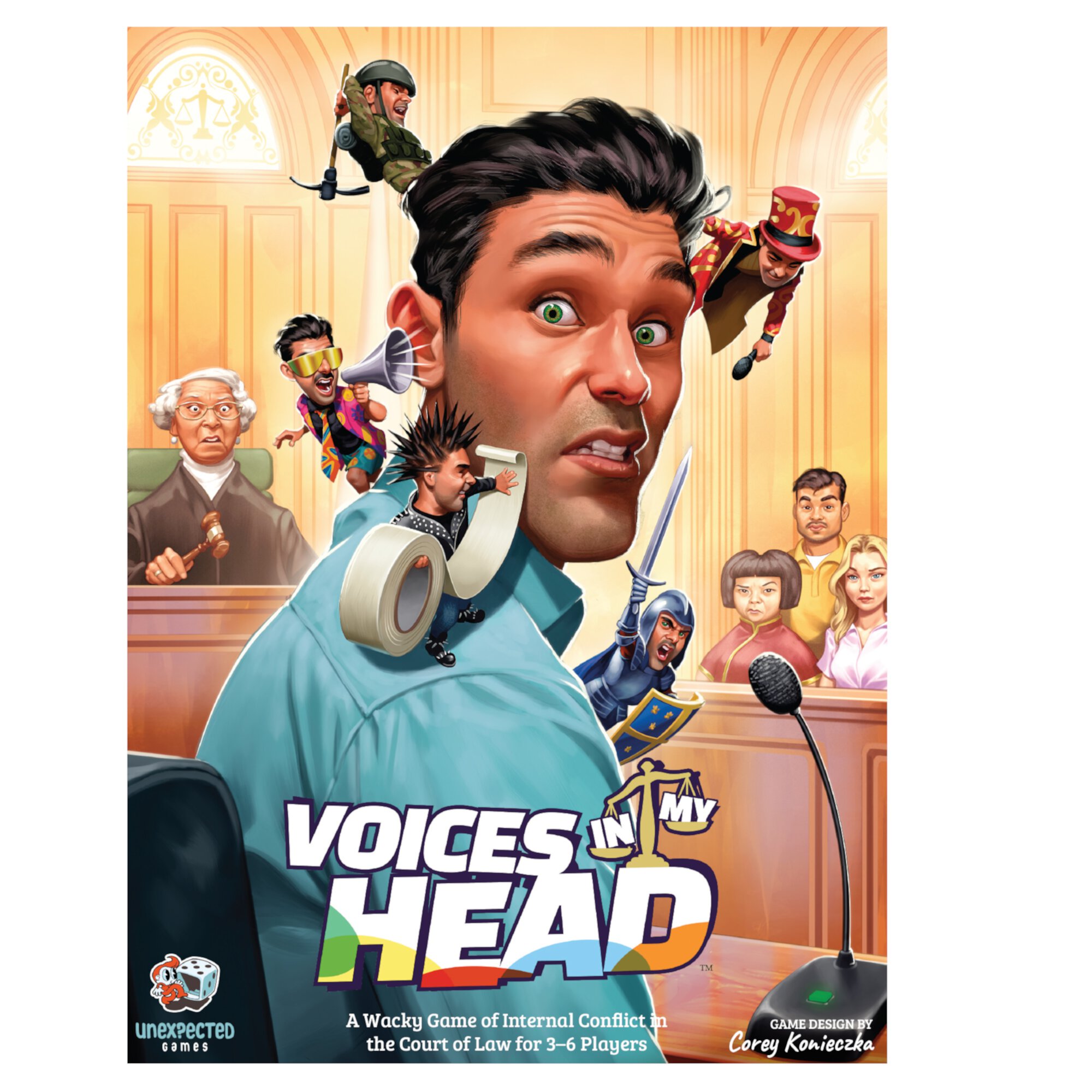 Voices in My Head Family Strategy Board Game for Ages 12 and up, from Asmodee Asmodee