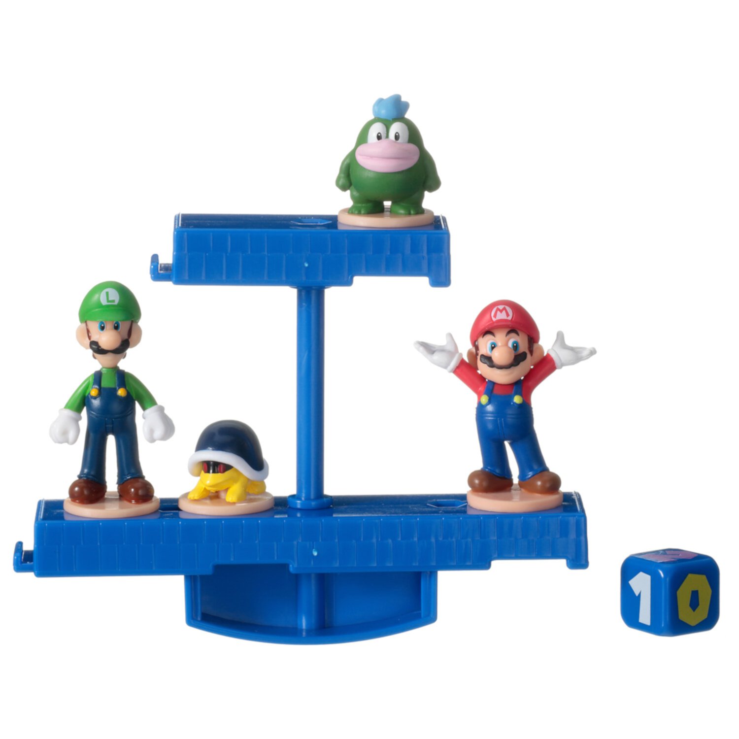 Epoch Games Super Mario Balancing Game - Underground Stage, Tabletop Skill Game with Collectible Super Mario Action Figures Epoch