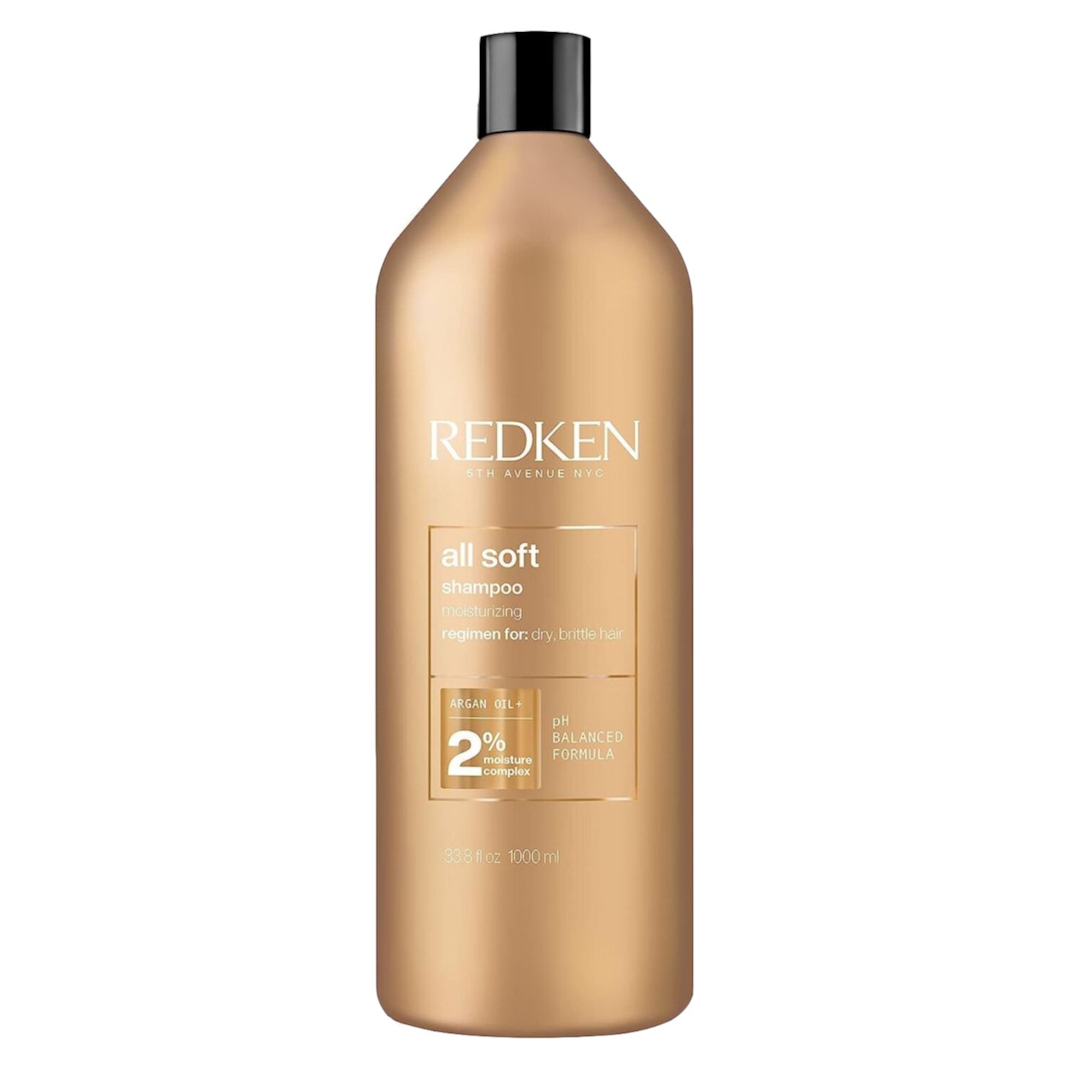 Redken All Soft Shampoo, 33.8 Fl Oz Redken