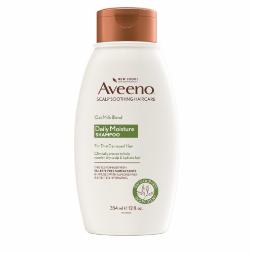 Oat Milk Blend Moisturizing Shampoo For Dry Hair 12 fl oz Aveeno