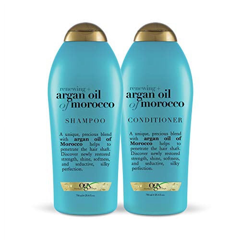 OGX Renewing + Argan Oil of Morocco Shampoo & Conditioner, 25.4 Ounce (Set of 2) OGX