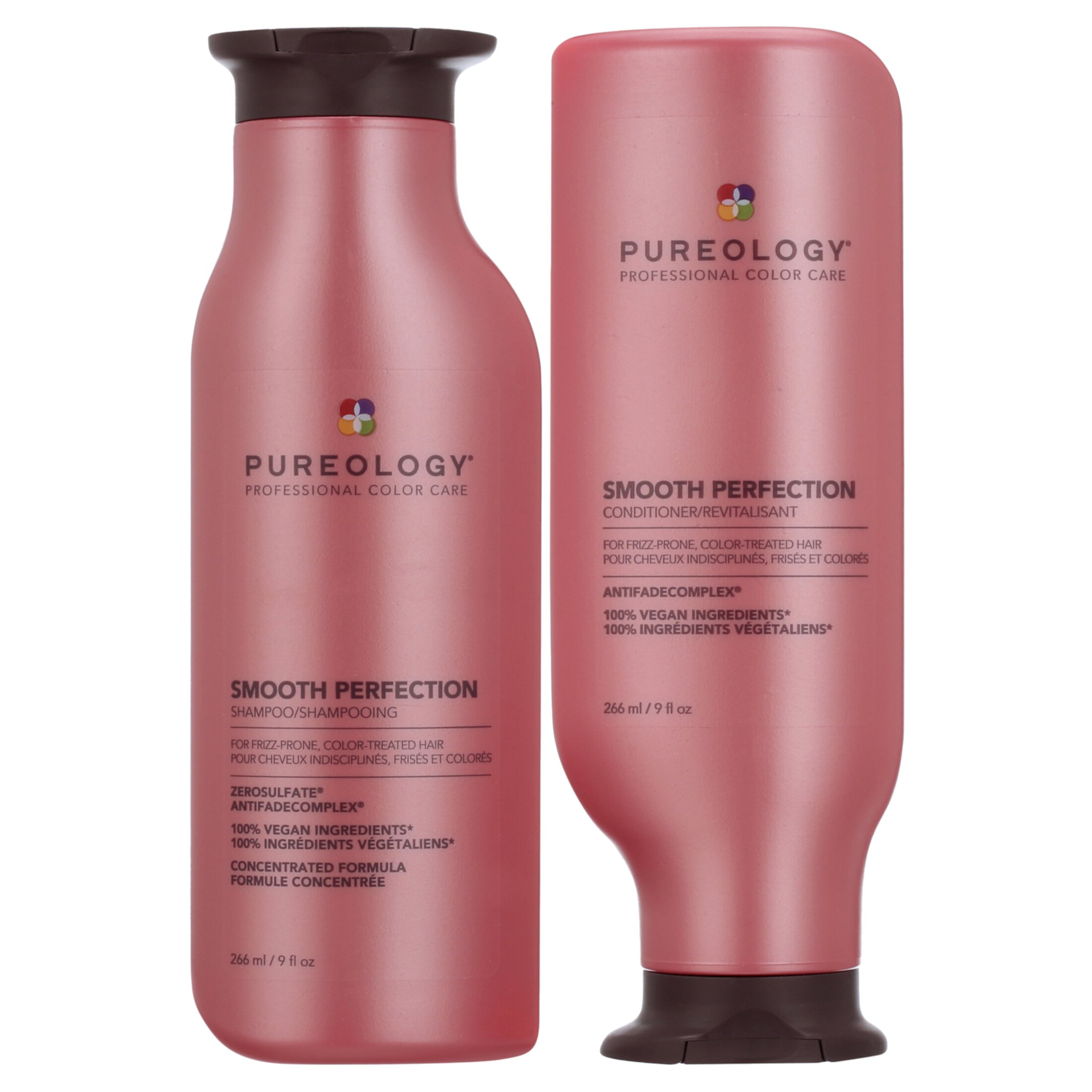 ($63 Value) Pureology Smooth Perfection Shampoo and Conditioner Set 250ml/8.5oz Each Pureology