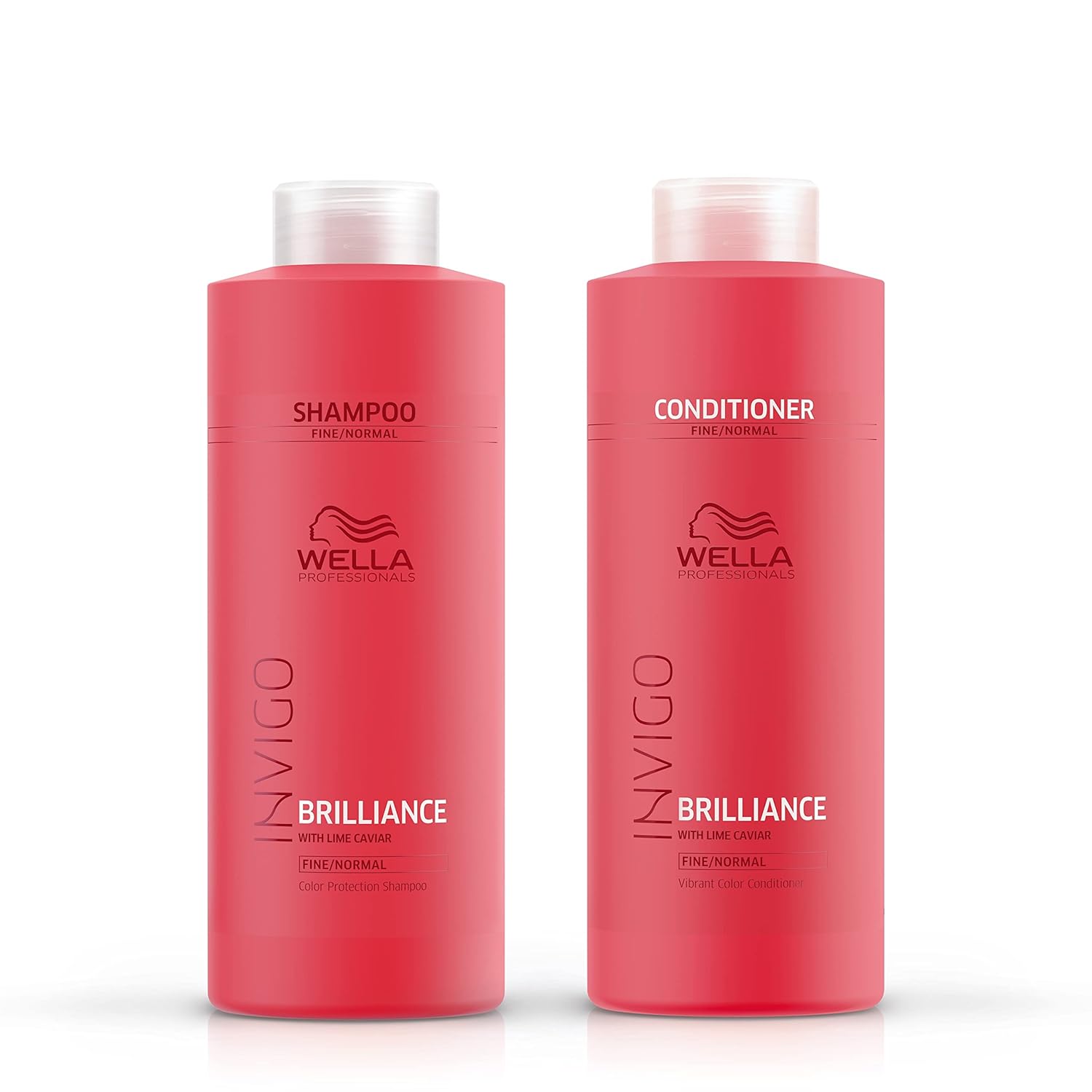 Wella Invigo Brilliance Shampoo and Conditioner Fine/Normal Hair Duo 33.8oz Wella