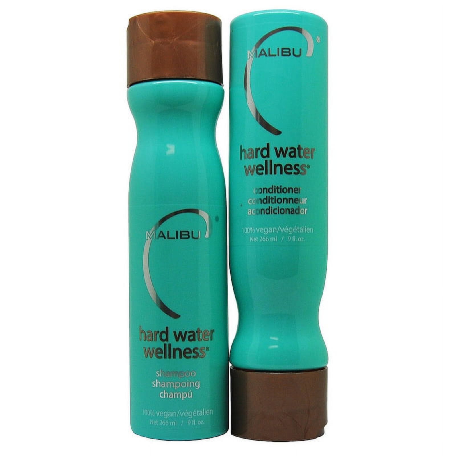 Malibu C Hard Water Wellness Shampoo & Conditioner 9 fl. oz. / 266 ml Duo Malibu C