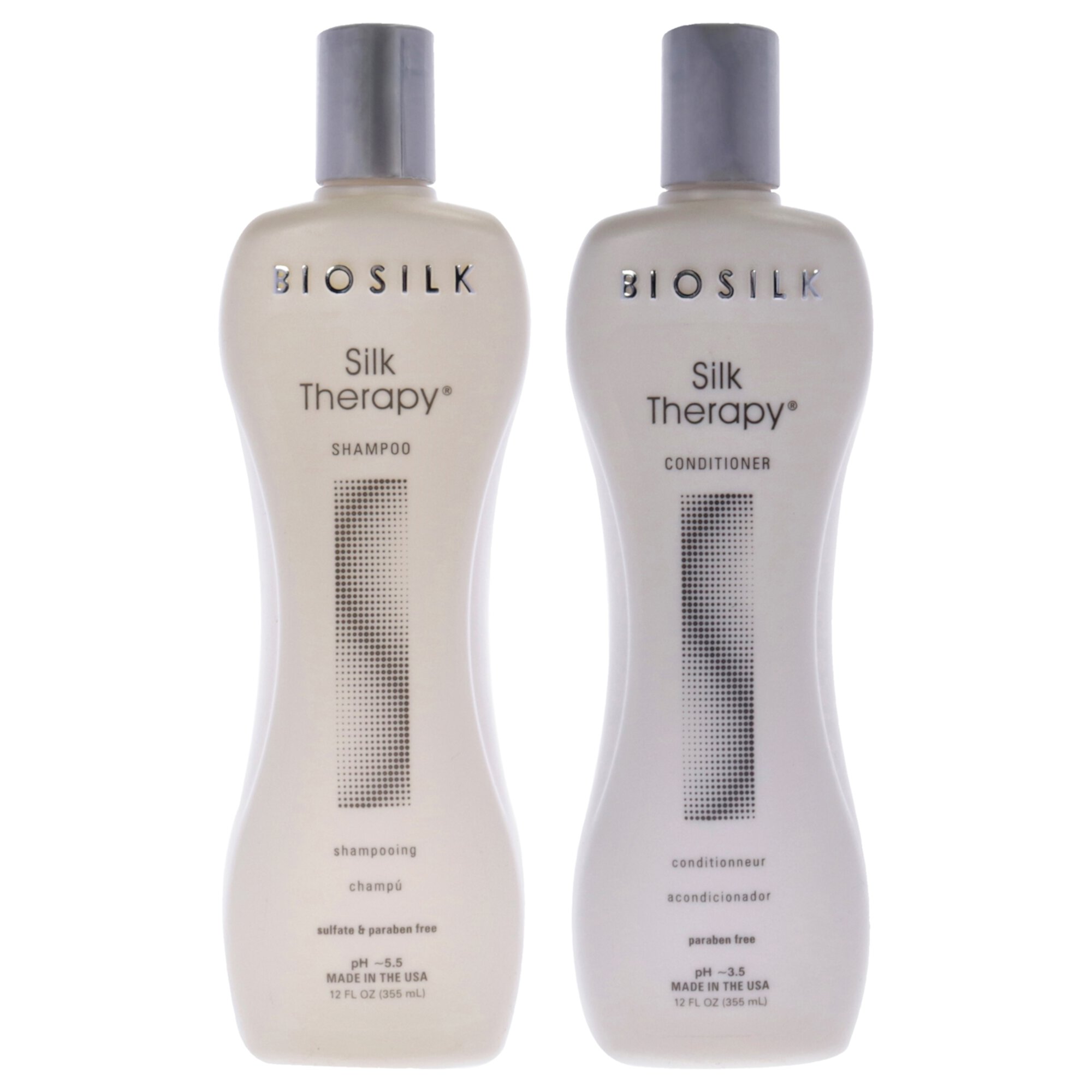 Biosilk Silk Therapy Shampoo and Conditioner Kit , 2 Pc Kit 12oz Shampoo, 12oz Conditioner Biosilk