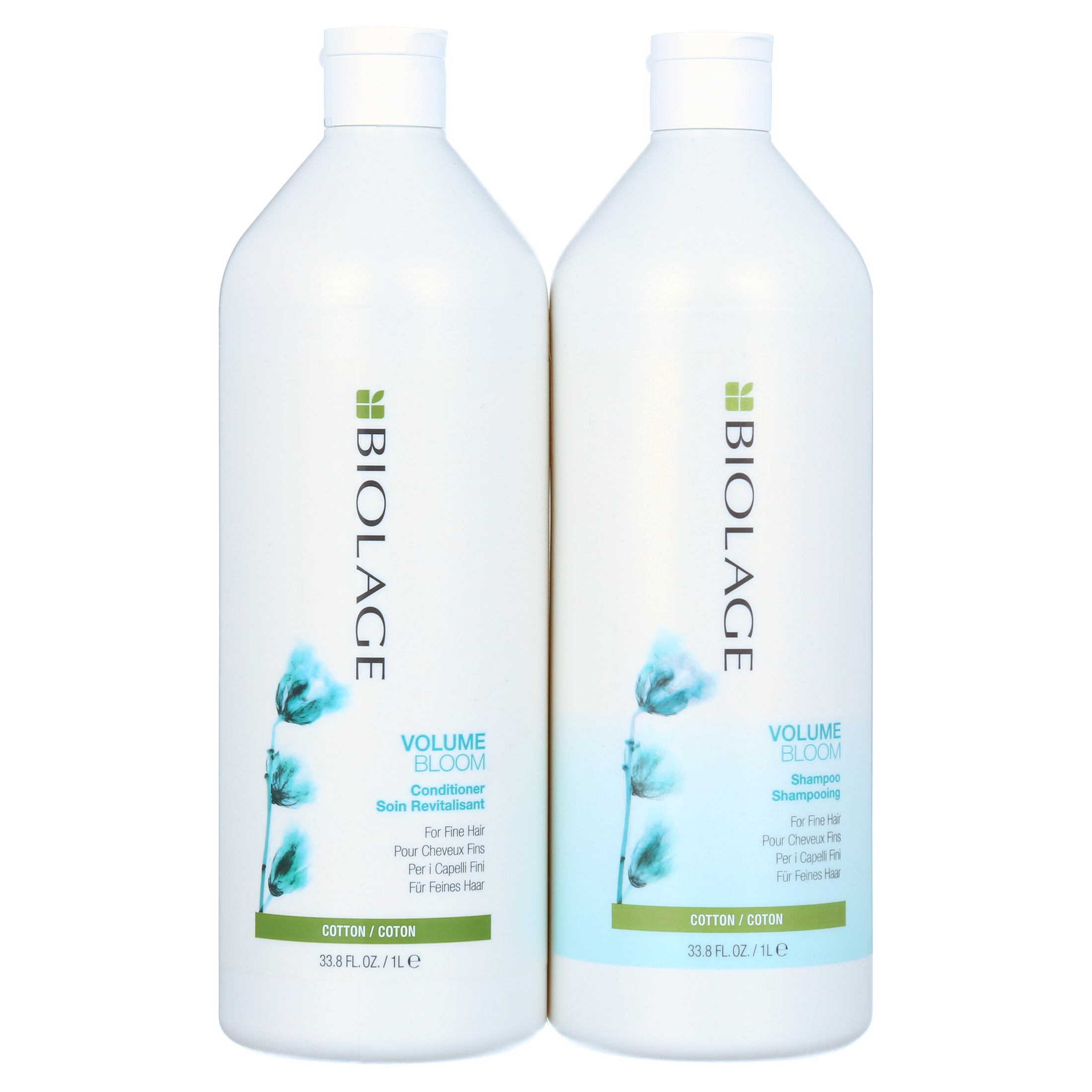 ($58 Value) Matrix Biolage VolumeBloom Shampoo_&_Conditioner Duo Liter Set, 33.8 Oz Matrix