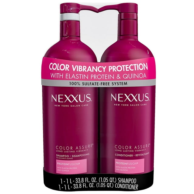 Nexxus Color Assure Shampoo and Conditioner (33.8 Fluid Ounce, 2 Pack) Nexxus