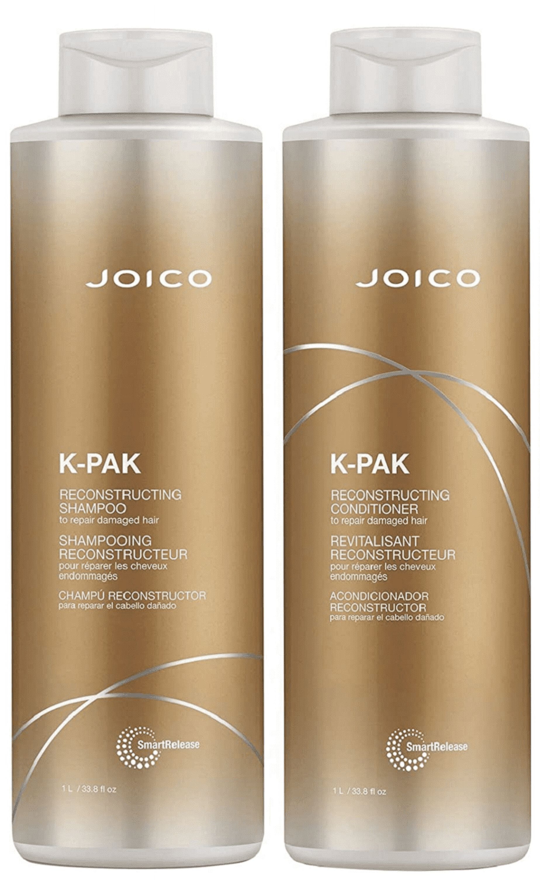 Joico K-PAK Shampoo And Conditioner Damaged Hair\'s Hero Shampoo & Conditioner Duo 33.8 Ounce Each Joico