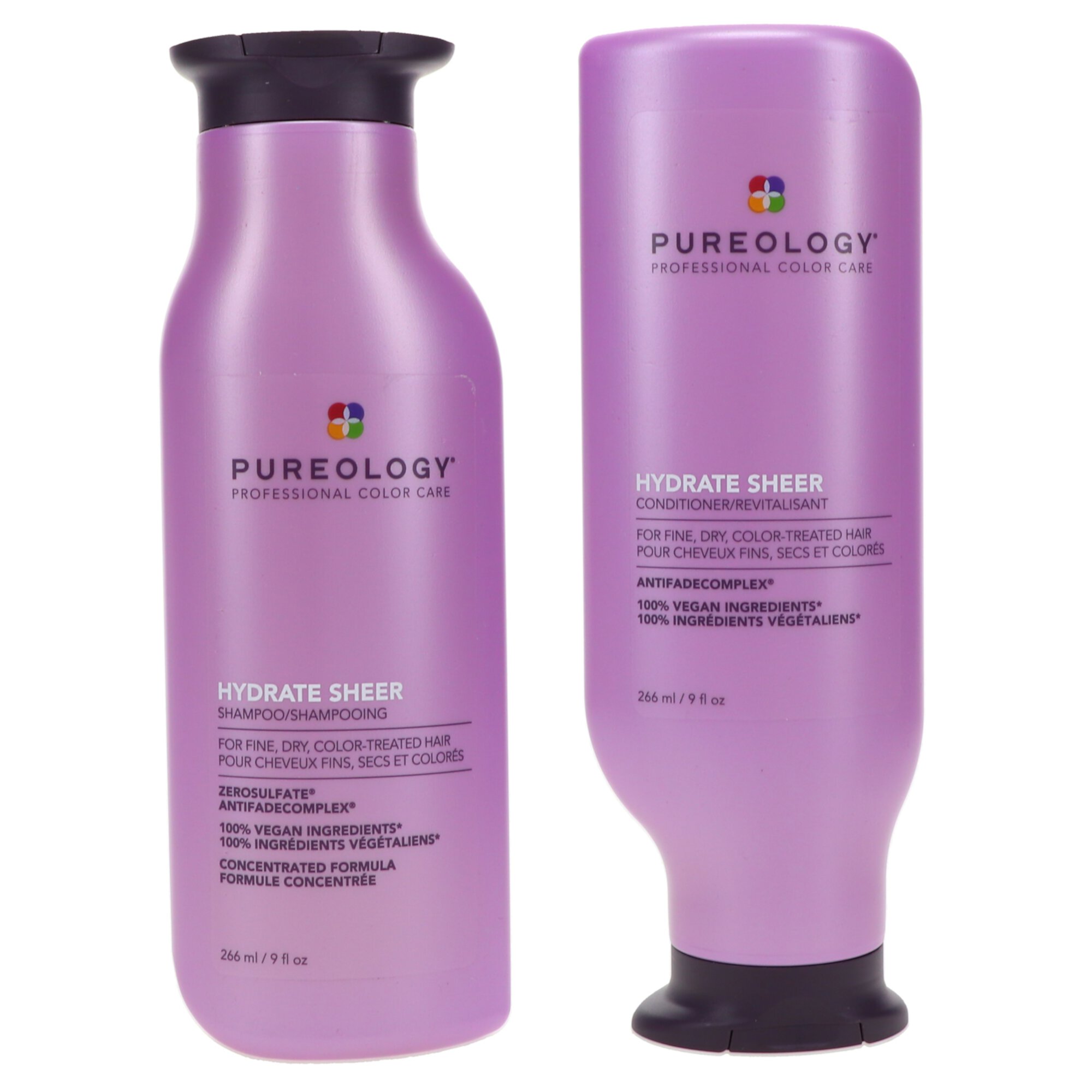 Pureology Hydrate Sheer Shampoo 9 oz and Conditioner 9 oz Combo Pack Pureology