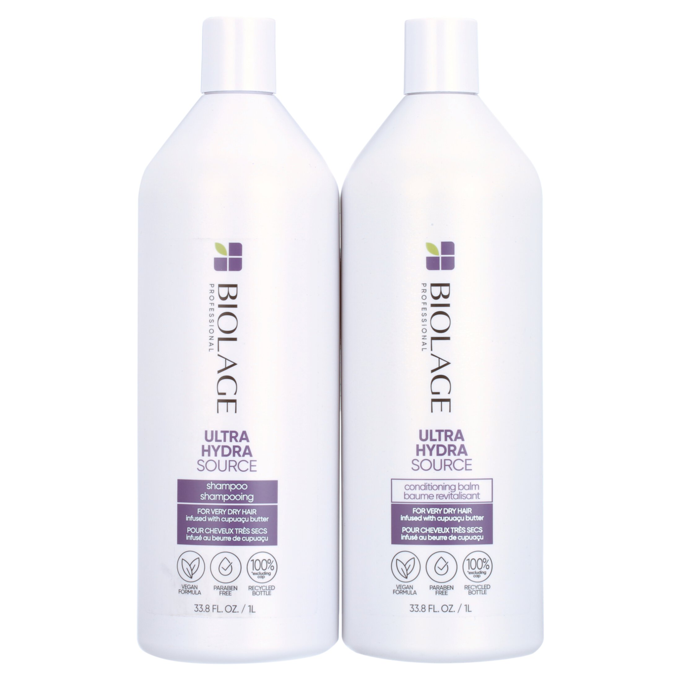 Matrix Biolage Ultra Hydrasource Shampoo and Conditioning Balm 33.8oz. Matrix