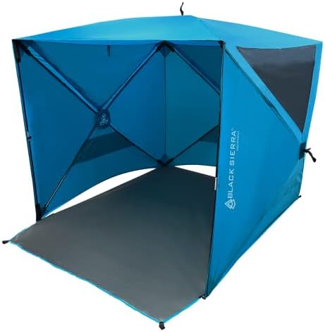 Зонт Black Sierra Beach Tent с защитой от солнца UPF 50+, легкий в установке Black Sierra Equipment