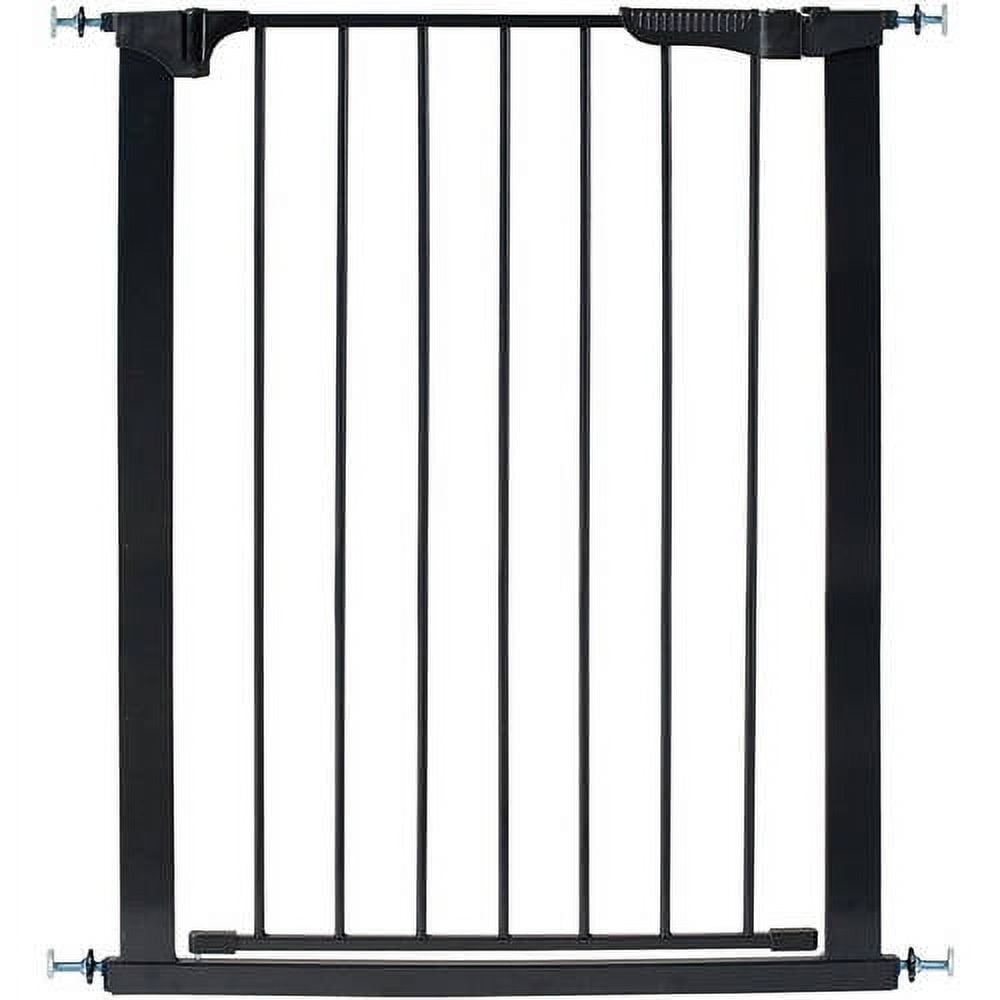 Kidco Tall and Wide Auto Close Gateway Pressure Mounted Gate, Black, 29" - 47.5" x 36" KidCo