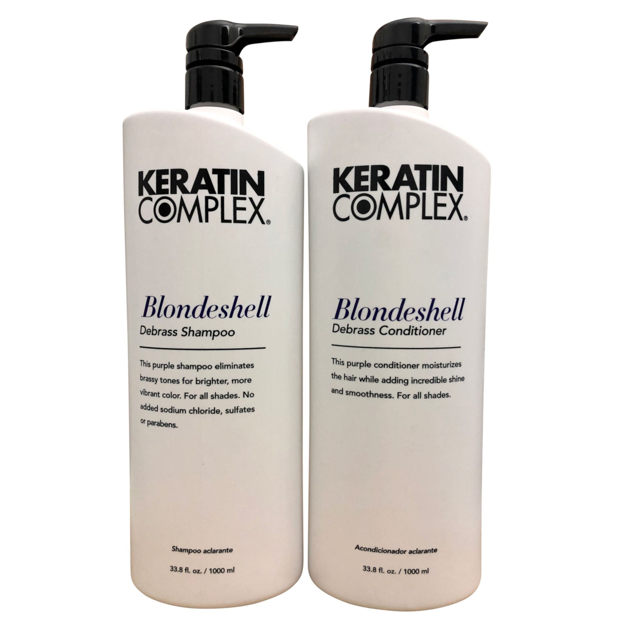 Keratin Complex Blondeshell Debrass Shampoo & Conditioner Duo, 33.8 oz KERATIN COMPLEX