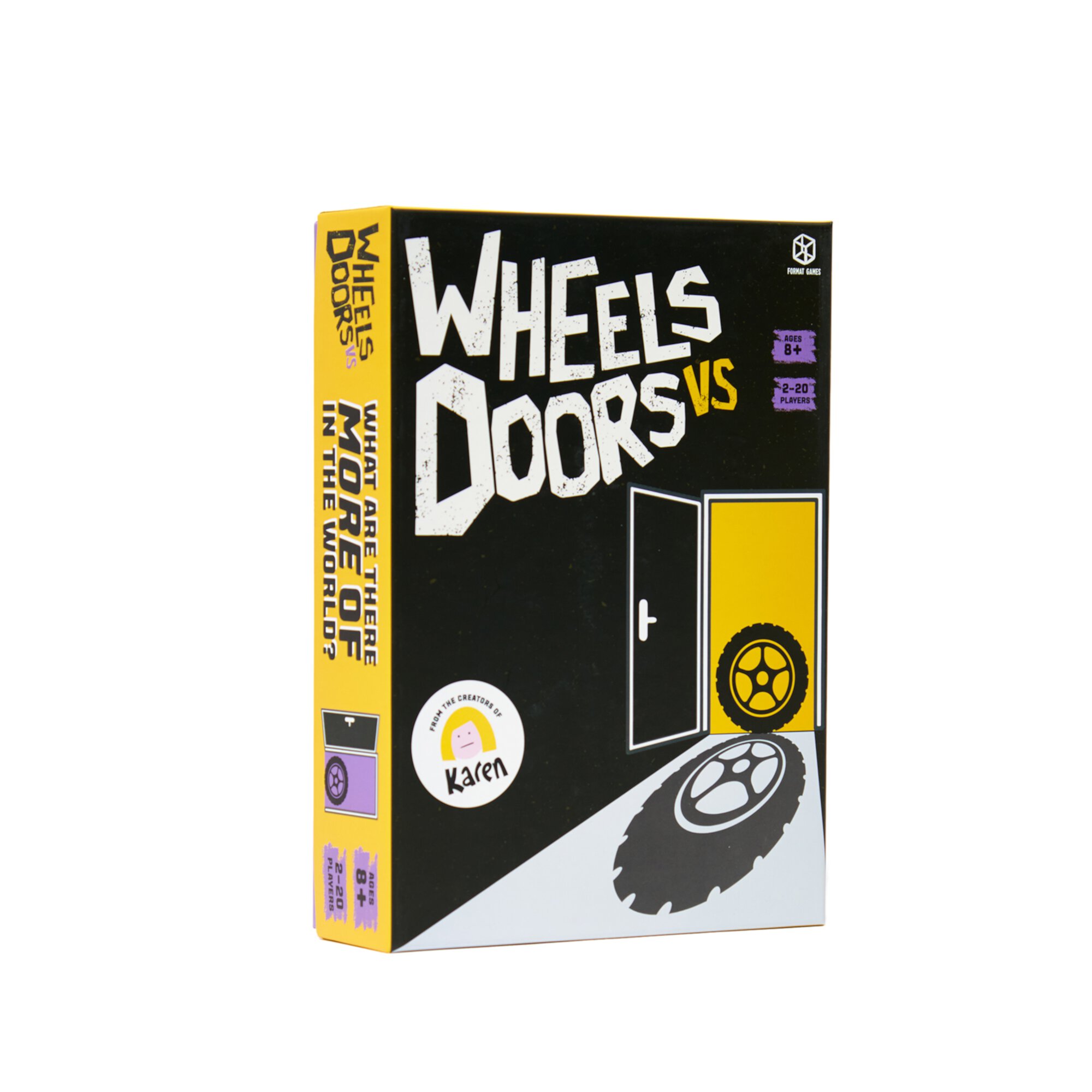 Wheels vs Doors Party Game for Ages 8 and up, from Asmodee Asmodee