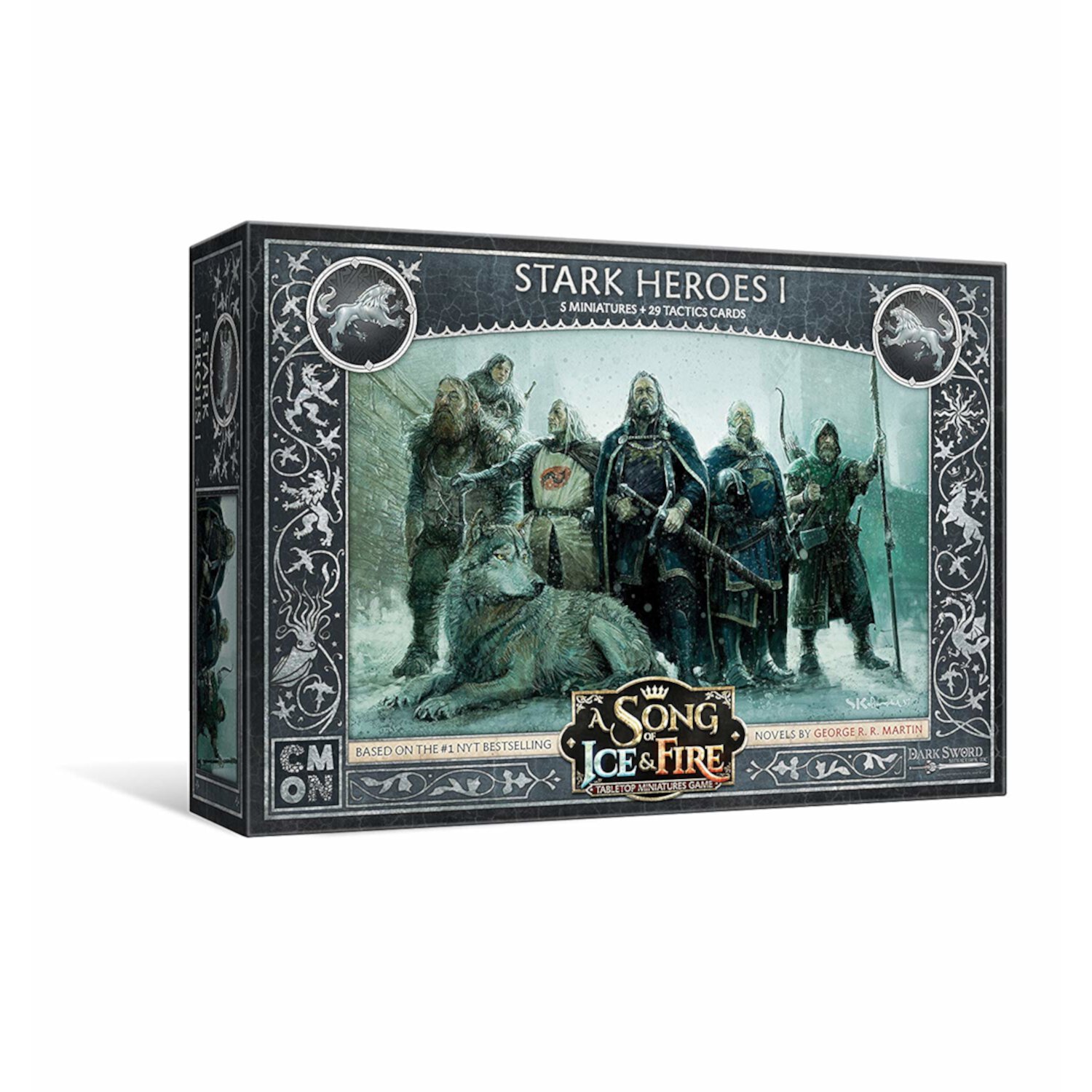 A Song of Ice & Fire: Tabletop Miniatures Game Stark Heroes 1 Box, by CMON CMON