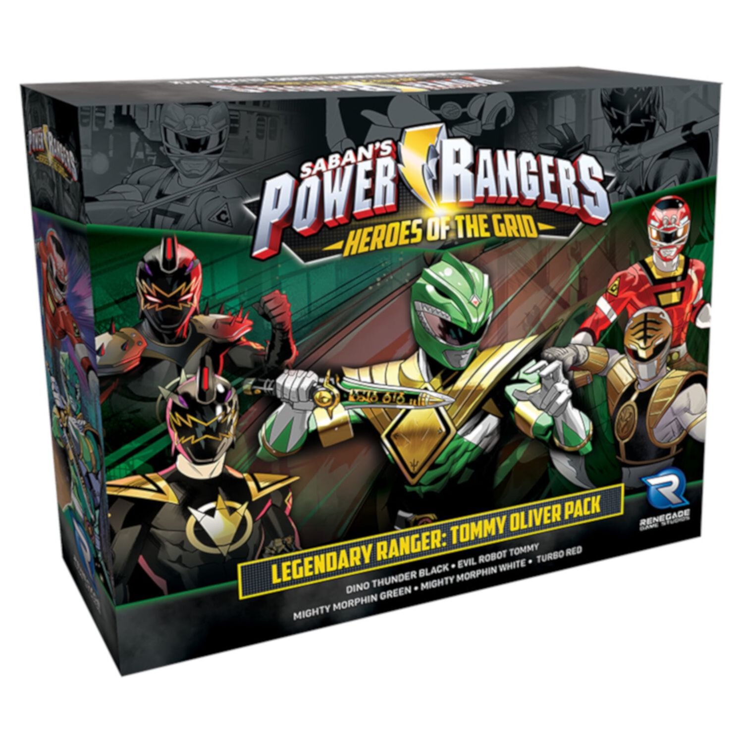 Фигурки Power Rangers: Легендарные рейнджеры Томми Оливер, комплект из 5 фигурок Renegade Game