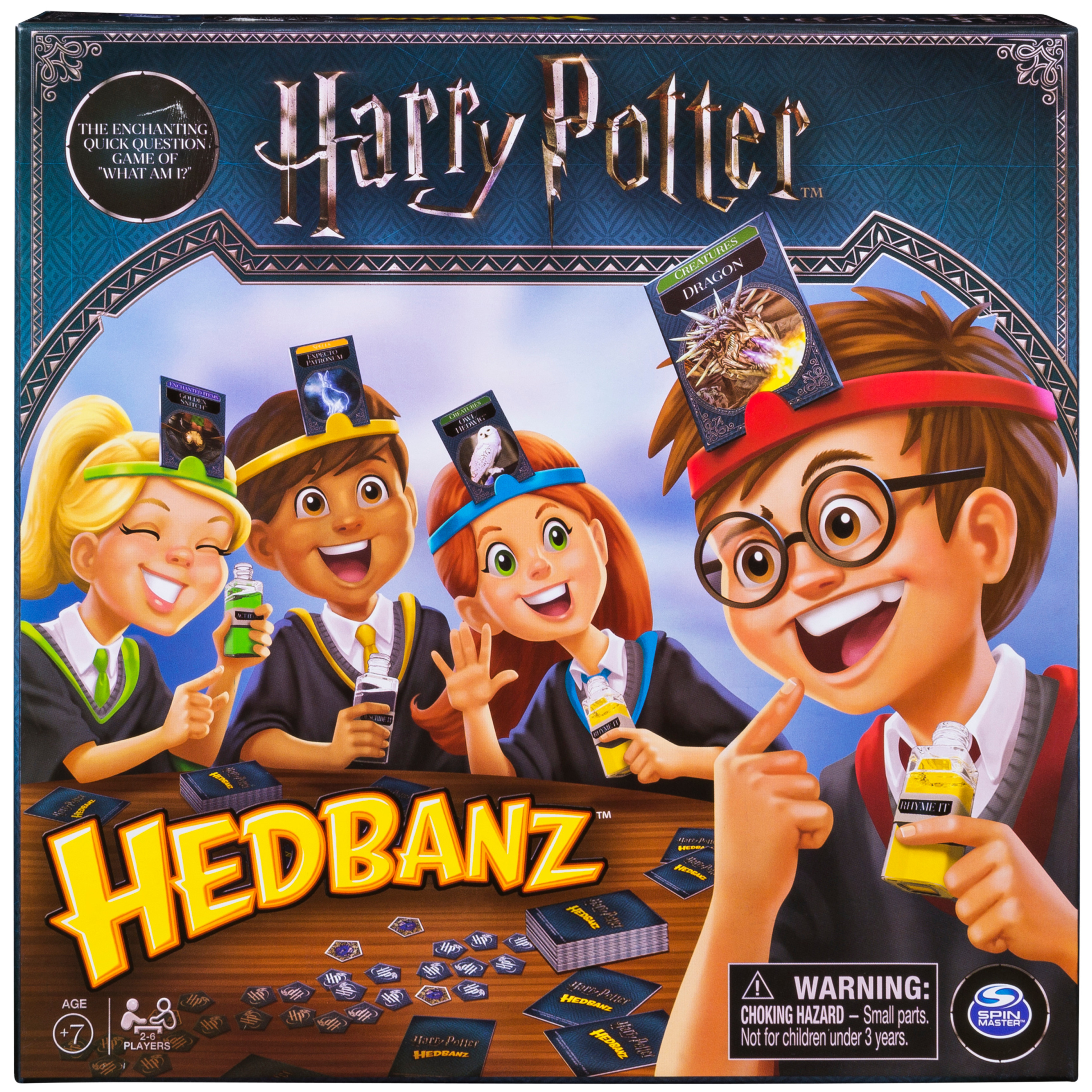 Hedbanz Juego de Fiesta Harry Potter para Niños Spin Master Games