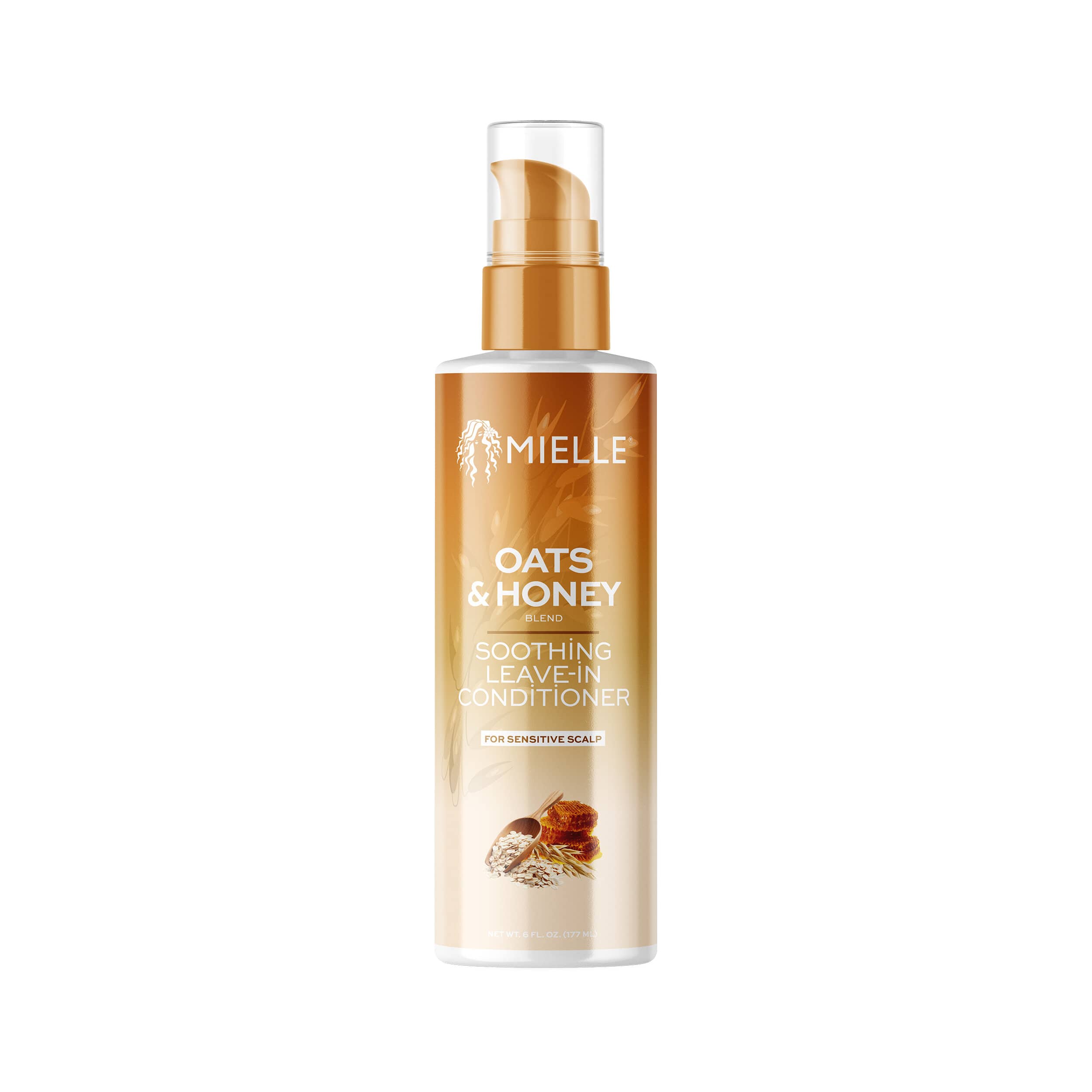 Mielle Organics Oats & Honey Leave-In Conditioner Spray 6 oz, Moisturizing, All Hair Types Mielle Organics