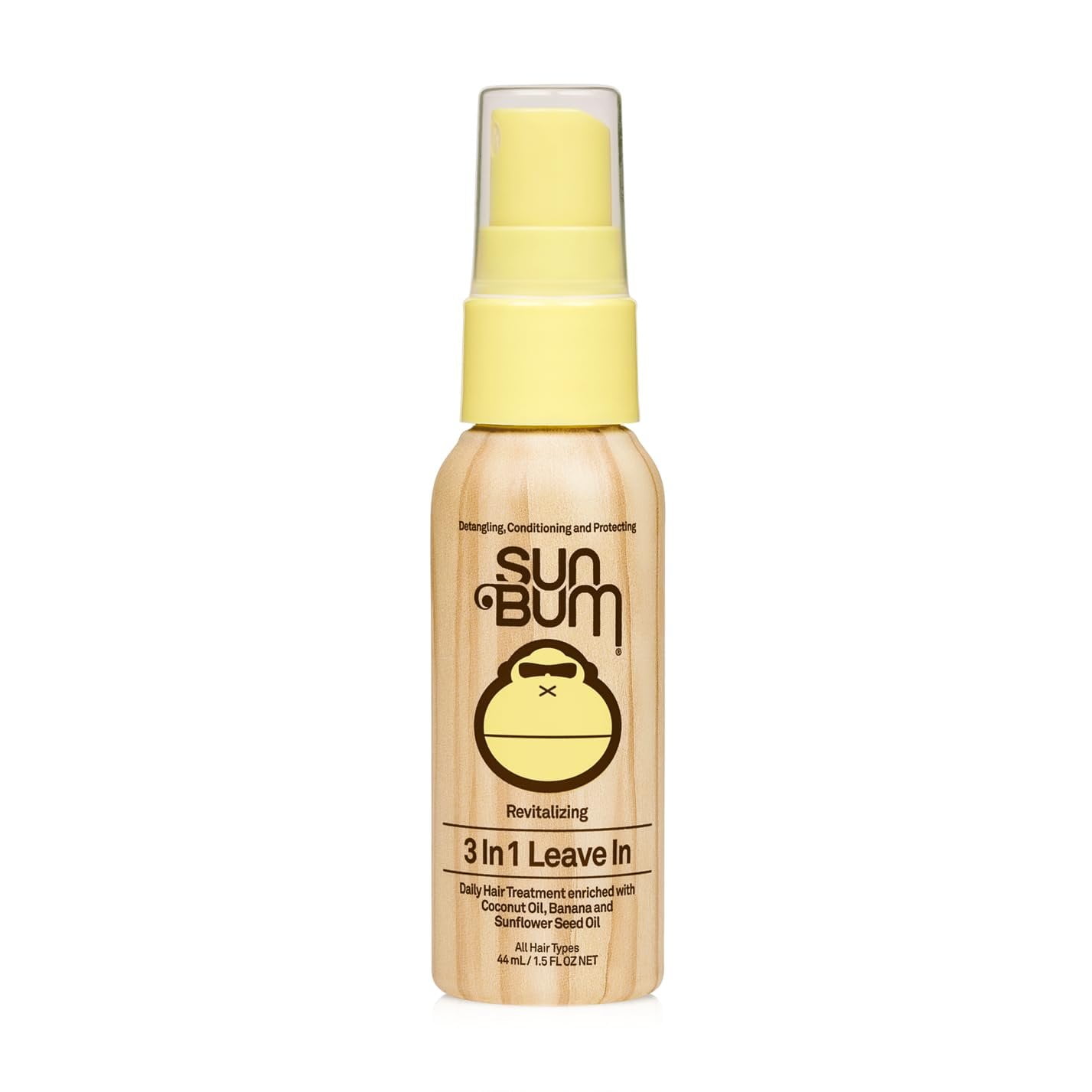 Sun Bum Beach Formula 3-in-1 Leave-in Hair Conditioner Spray, 1.5 Fluid Ounce Sun Bum