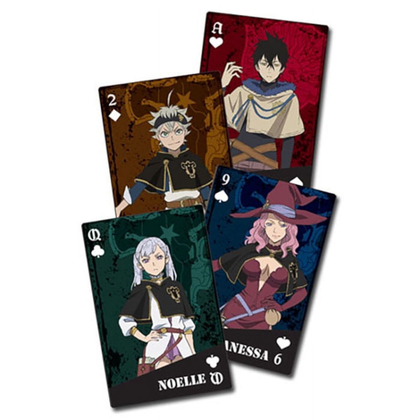 Great Eastern Entertainment Black Clover Anime Group Playing Cards Black Clover